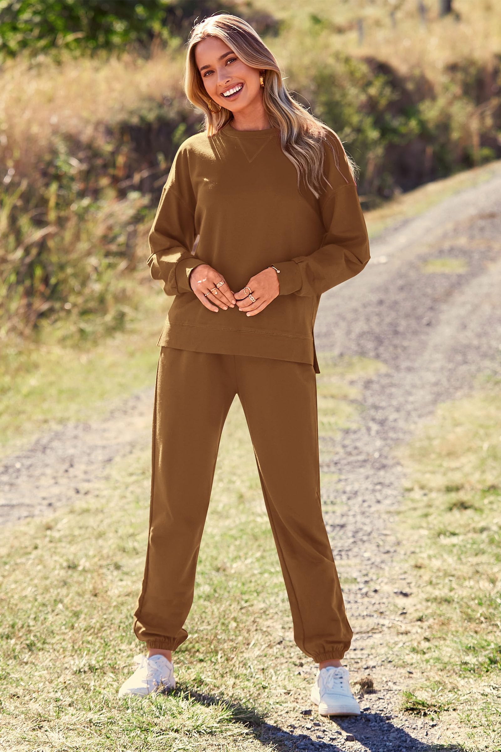 Women's Pajama Sets Casual 2 Piece Fall Matching Lounge Set