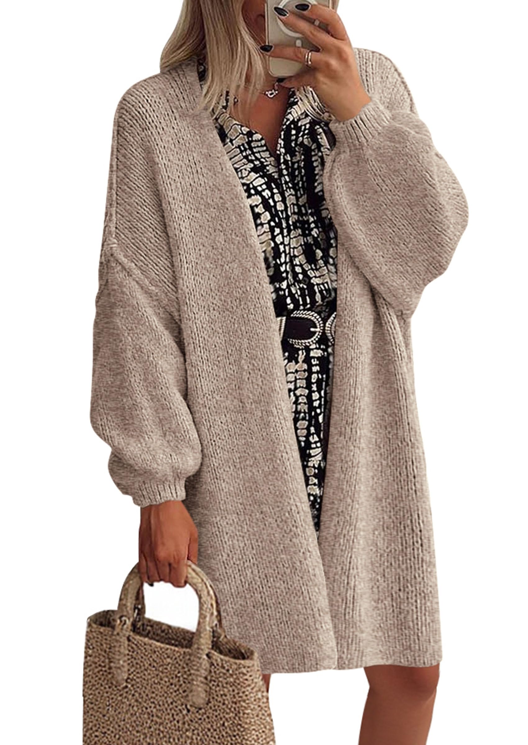Cardigan Sweaters for Women Fall Oversized Long Cardigans