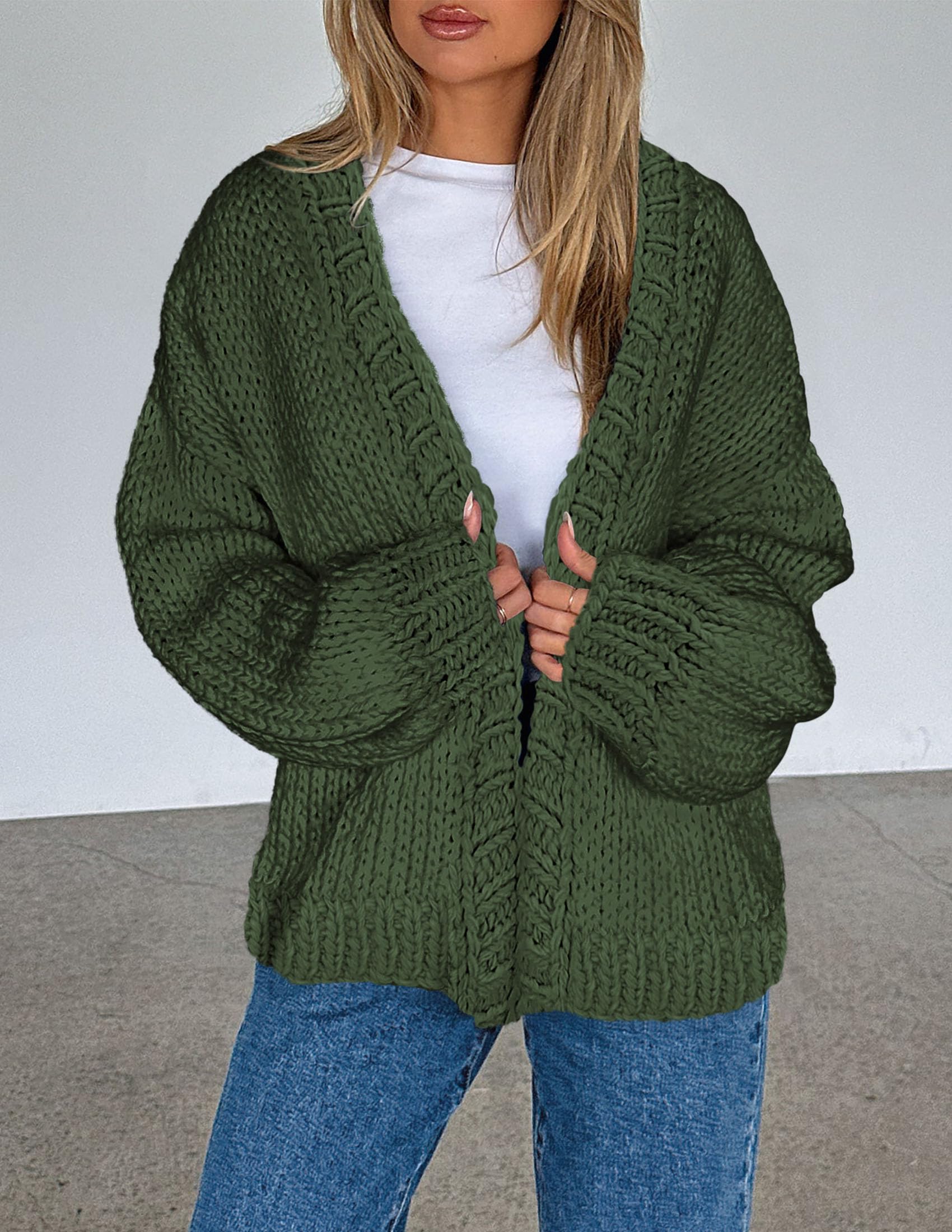 Cardigan Sweaters for Women Trendy Fall Fashion Knit Sweaters