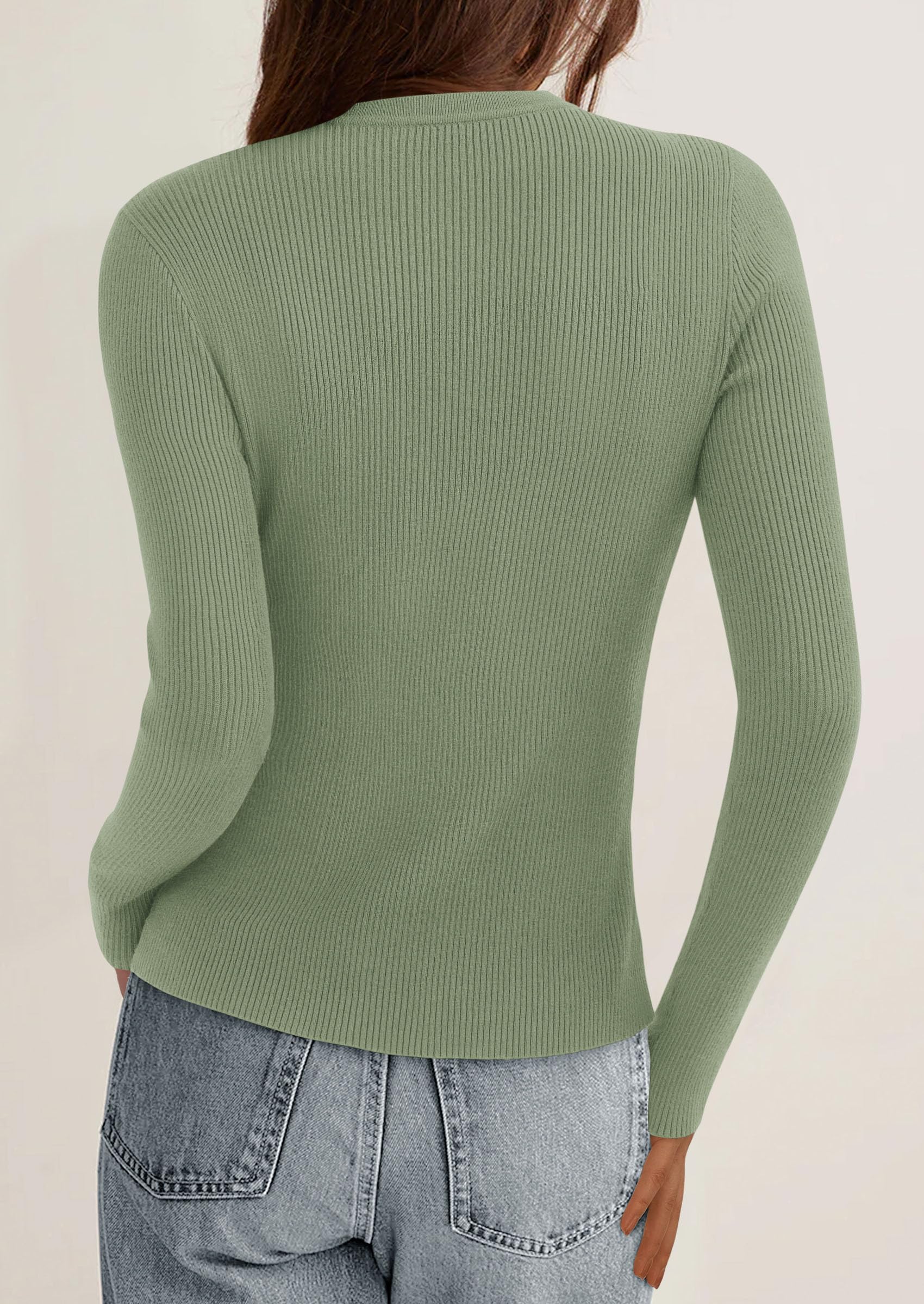 Women's Fall Lightweight Cardigan Sweaters,Light Green,S