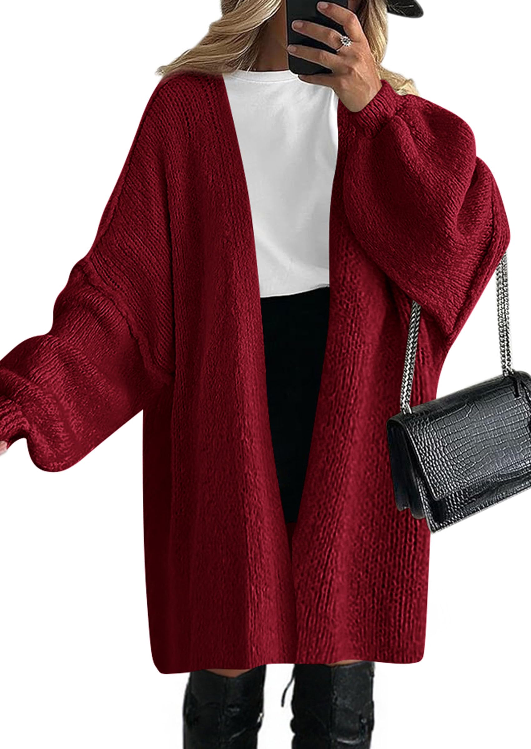 Cardigan Sweaters for Women Fall Oversized Long Cardigans