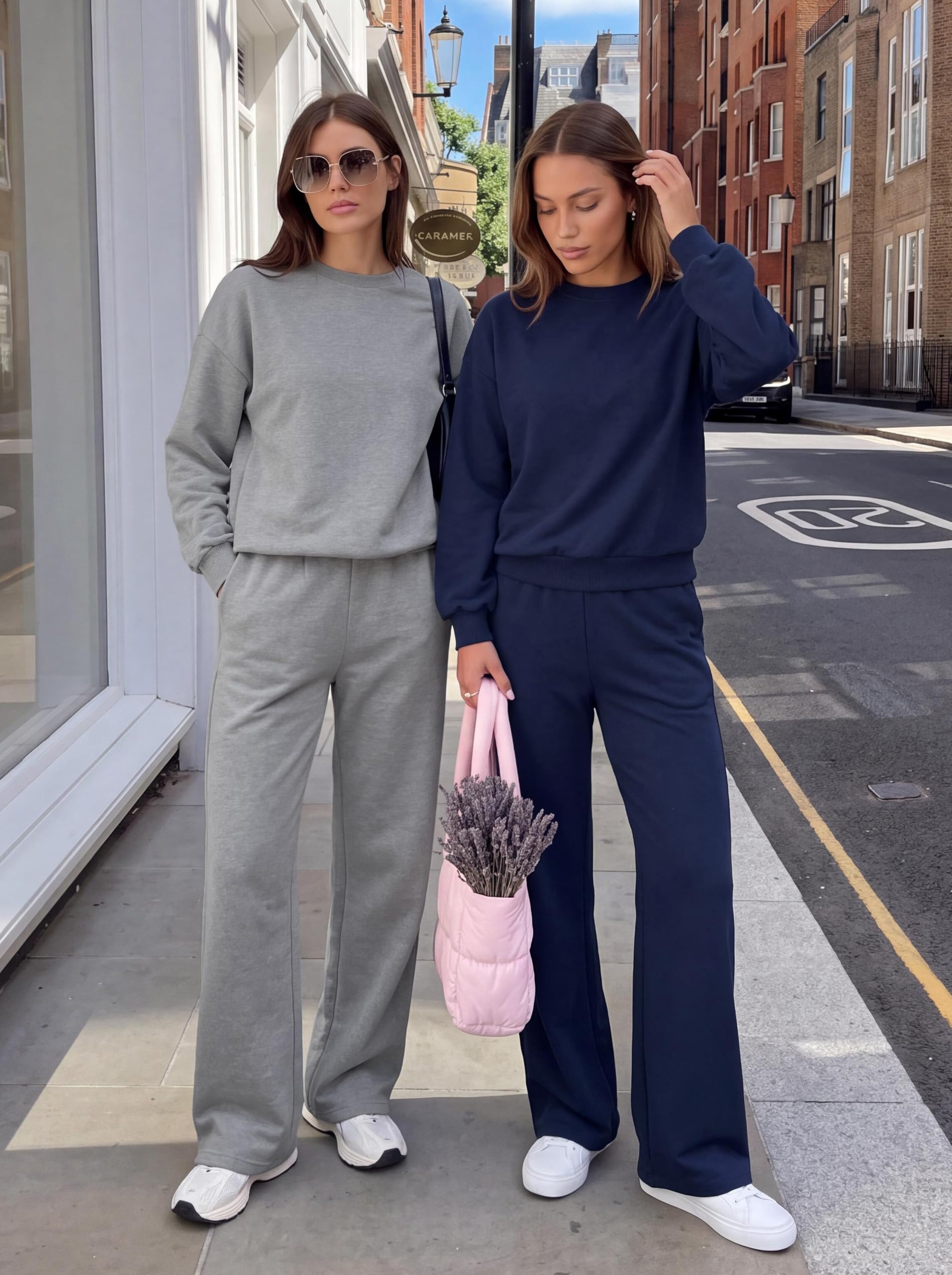 2 Piece Lounge Sets for Women Casual Sweatsuits Fall Clothes
