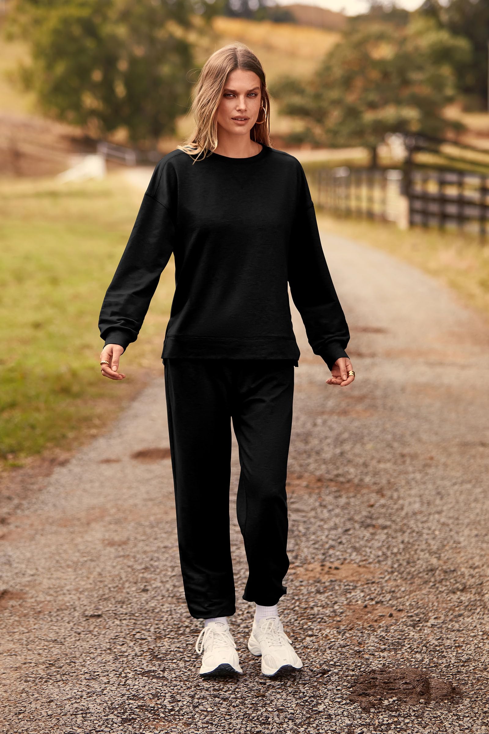 Women's Pajama Sets Casual 2 Piece Fall Matching Lounge Set