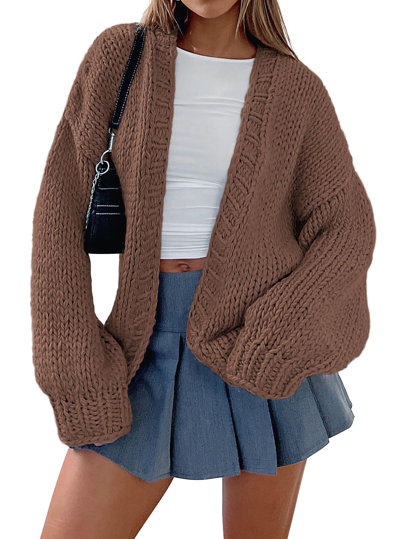 Cardigan Sweaters for Women Trendy Fall Fashion Knit Sweaters