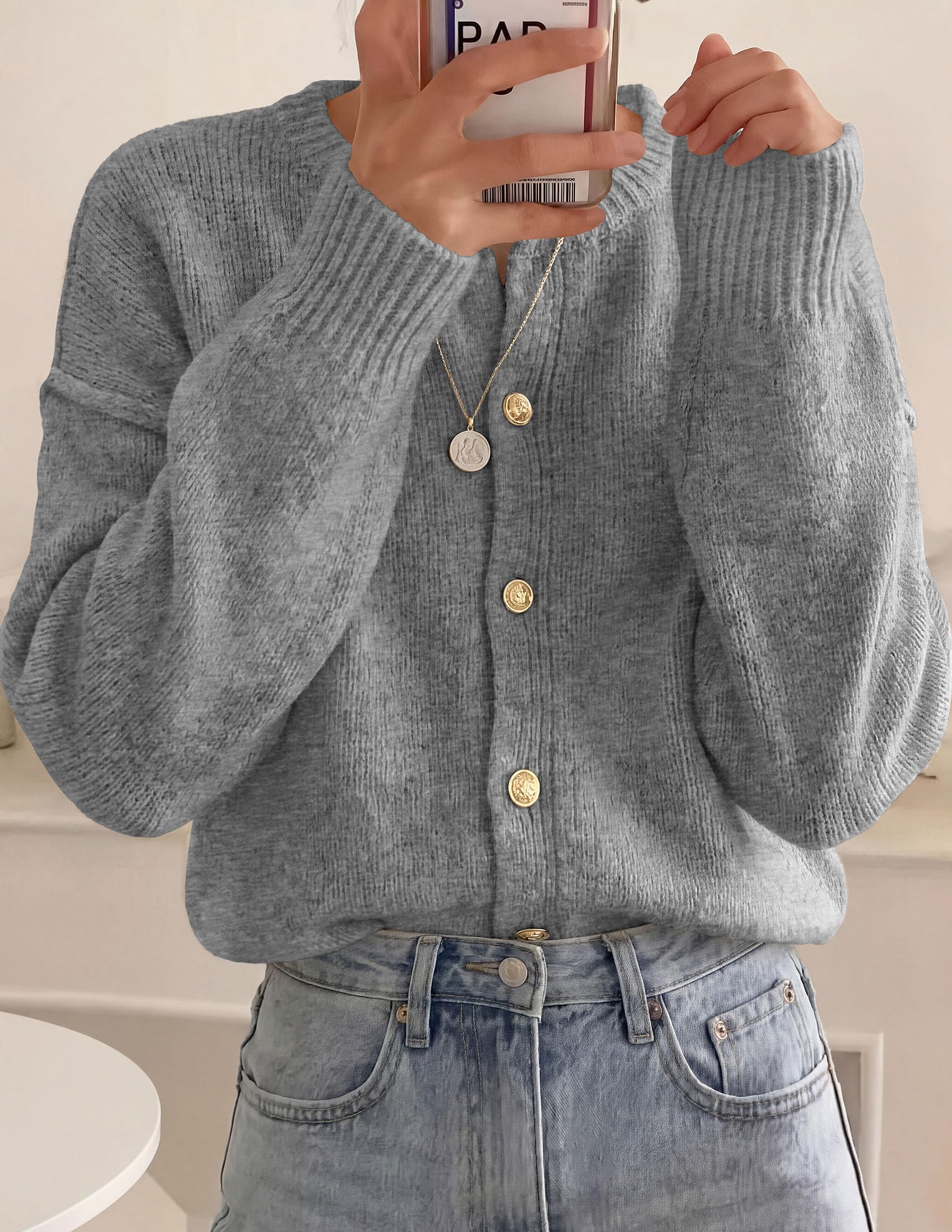 Women's Oversized Cardigan Sweaters Chunky Knit Fall Outfits