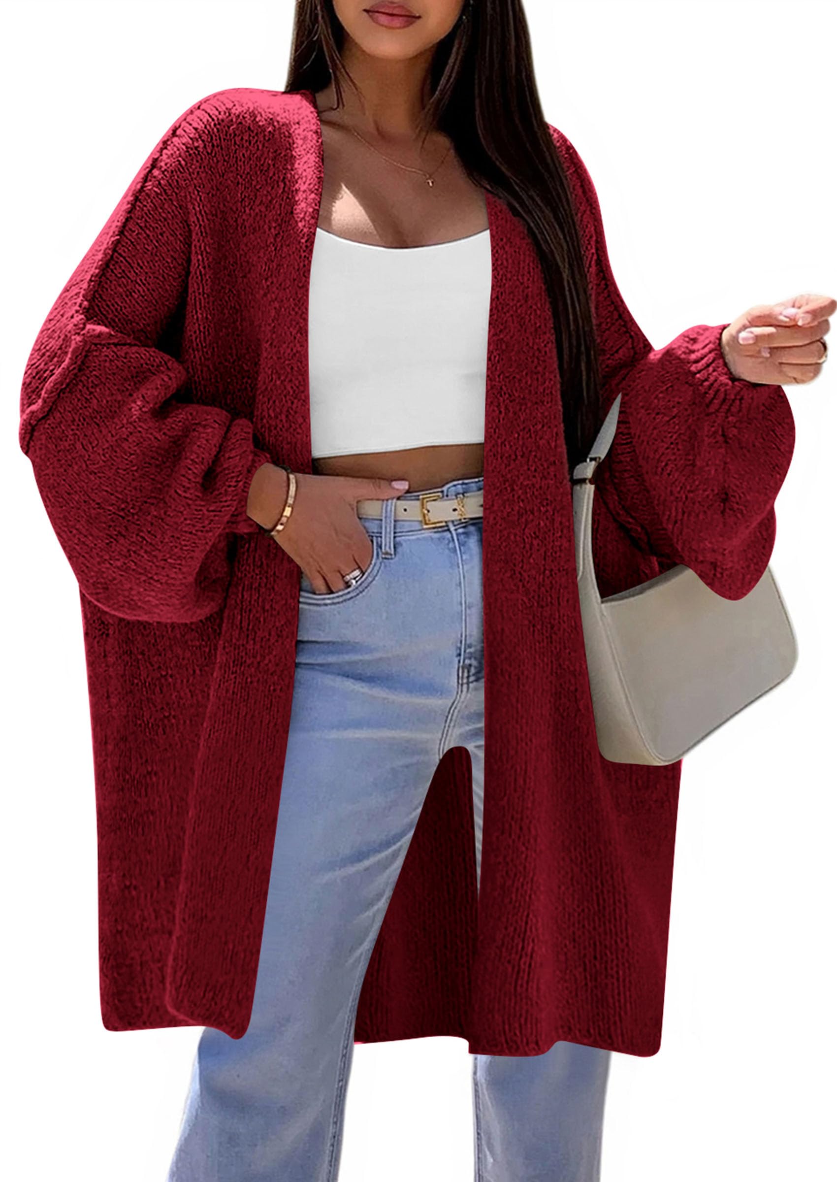 Cardigan Sweaters for Women Fall Oversized Long Cardigans