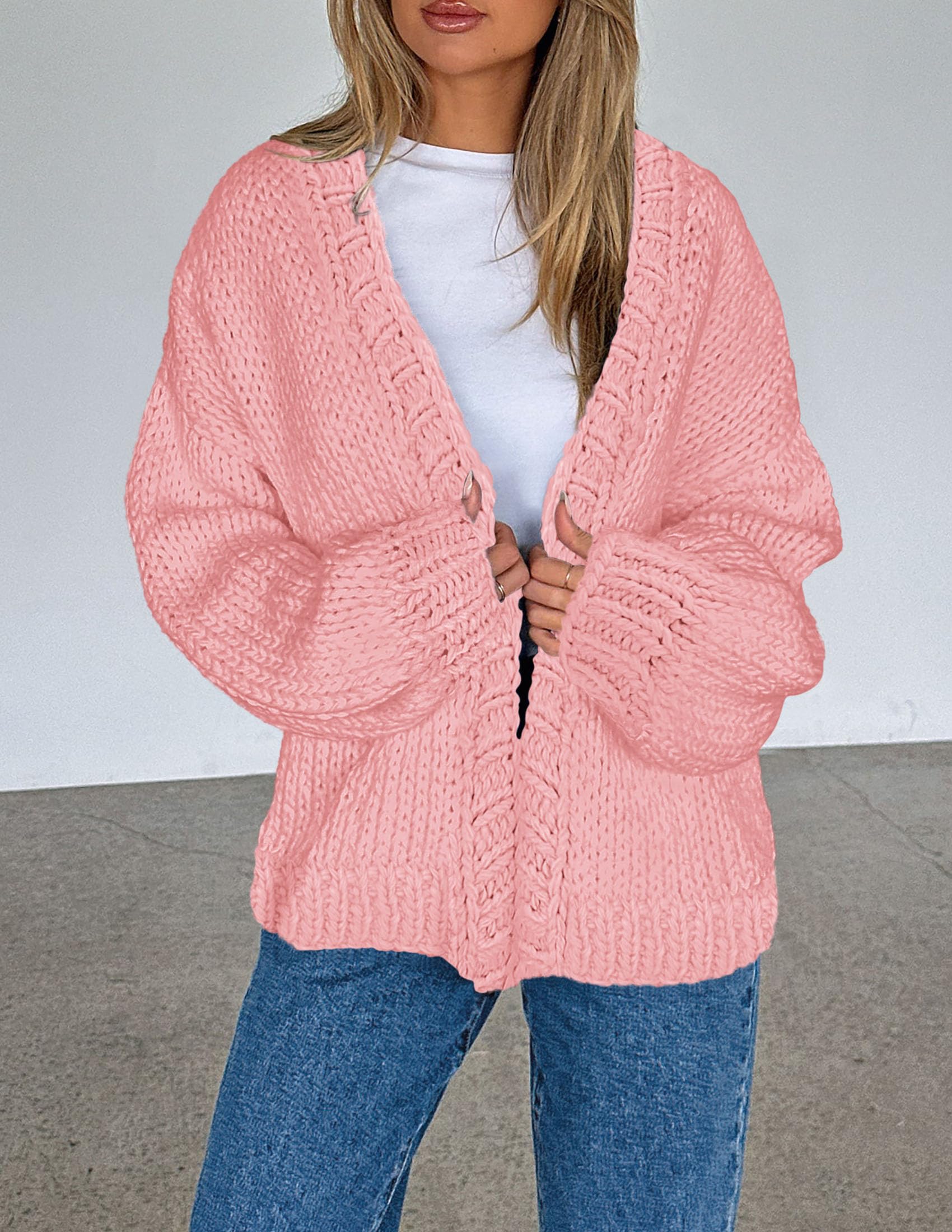 Cardigan Sweaters for Women Trendy Fall Fashion Knit Sweaters