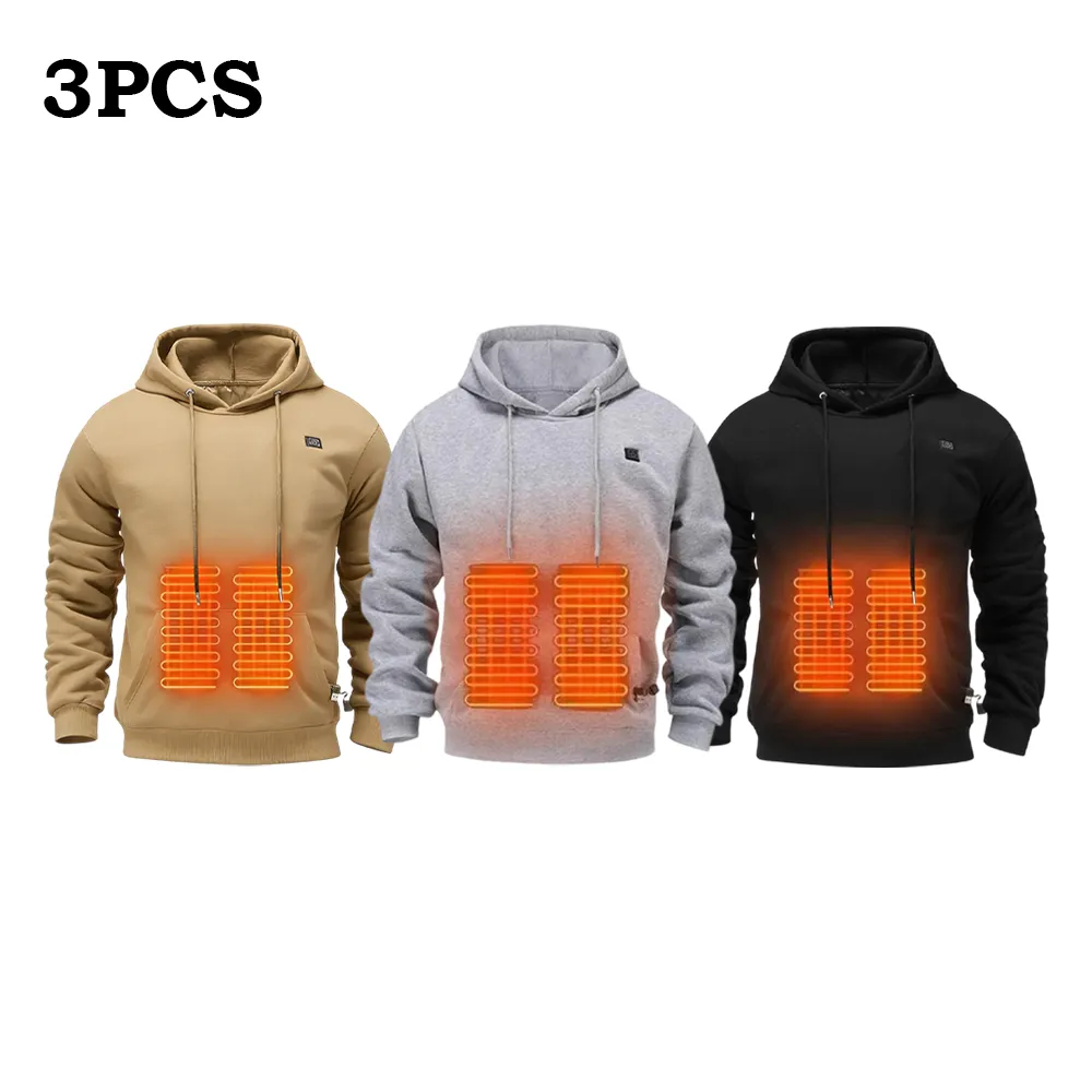 Men's Smart Heated Hoodie (Equipped with a Charging Battery)