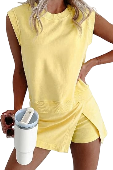 🔥Last day promotion🔥Women's Travel Outfits Summer Lounge Set Two Pieces