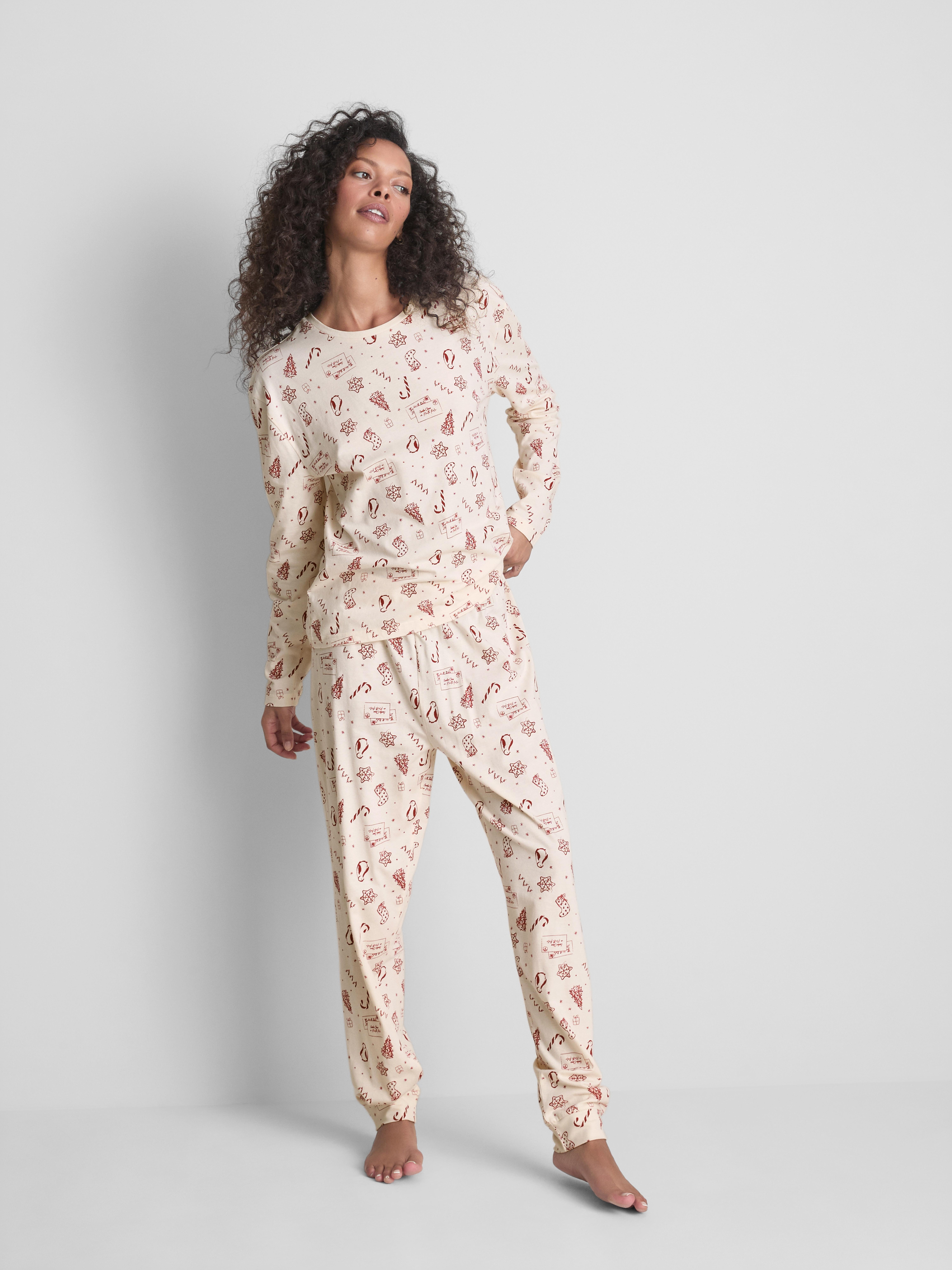 Pure Cotton Printed Christmas Pajamas