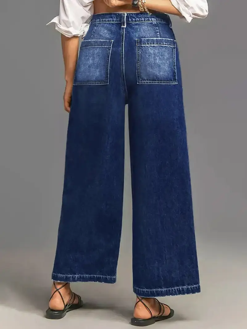 🔥Last Day Promotion - Women's High Waist Wide Leg Stretch Jeans