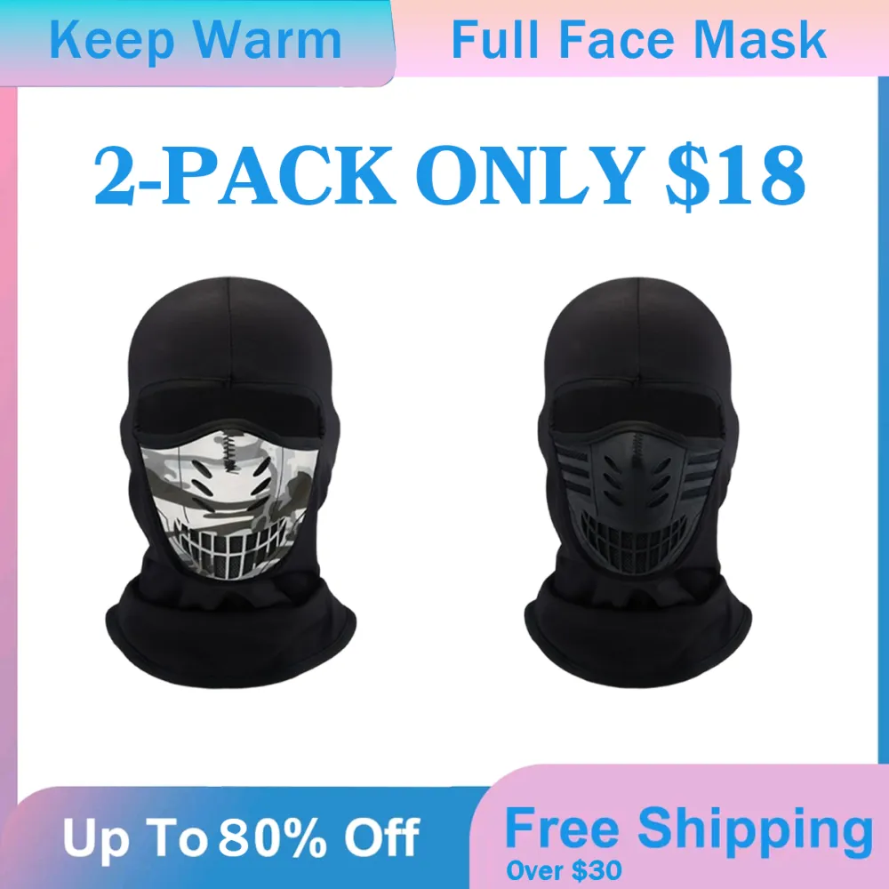 Winter Rider Warm Anti-Haze Balaclava Full Face Mask