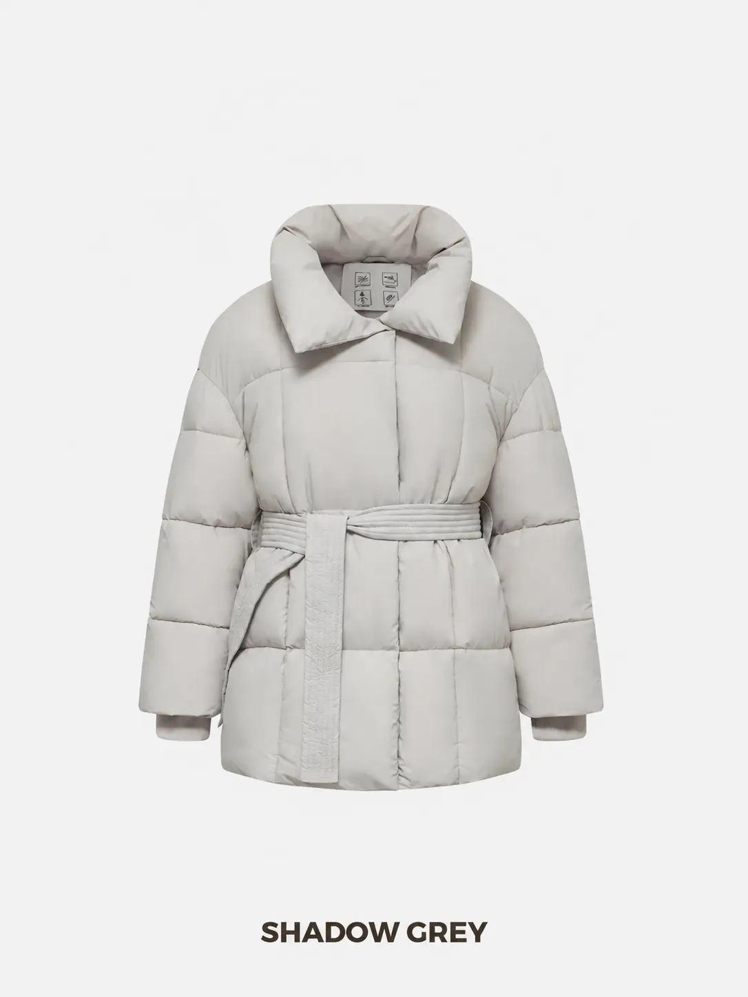 Premium Mid Length Belted Puffer Jacket Women Casual Coat