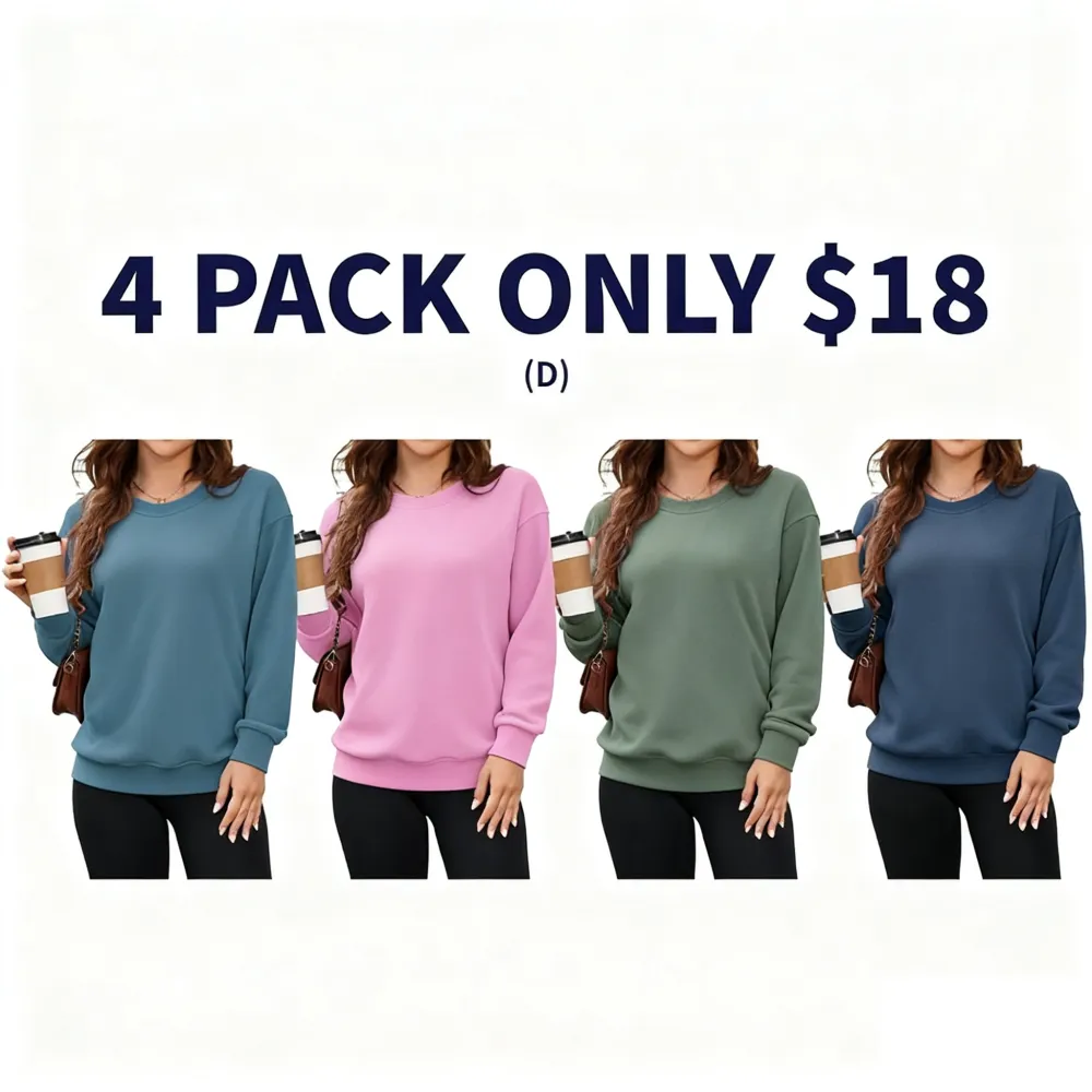 Women's Hoodless V-neck Sweatshirt