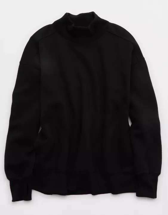 🔥 6-Color 6-Set - $26.9 Today 🔥Cloud Fleece Oversized Mockneck Sweatshirt+Barrel Sweatpant Matching Sets