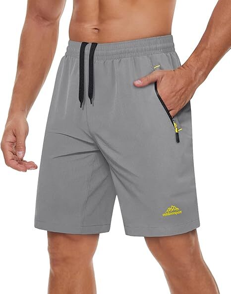 Men's workout running shorts(Pockets on both the front and back)