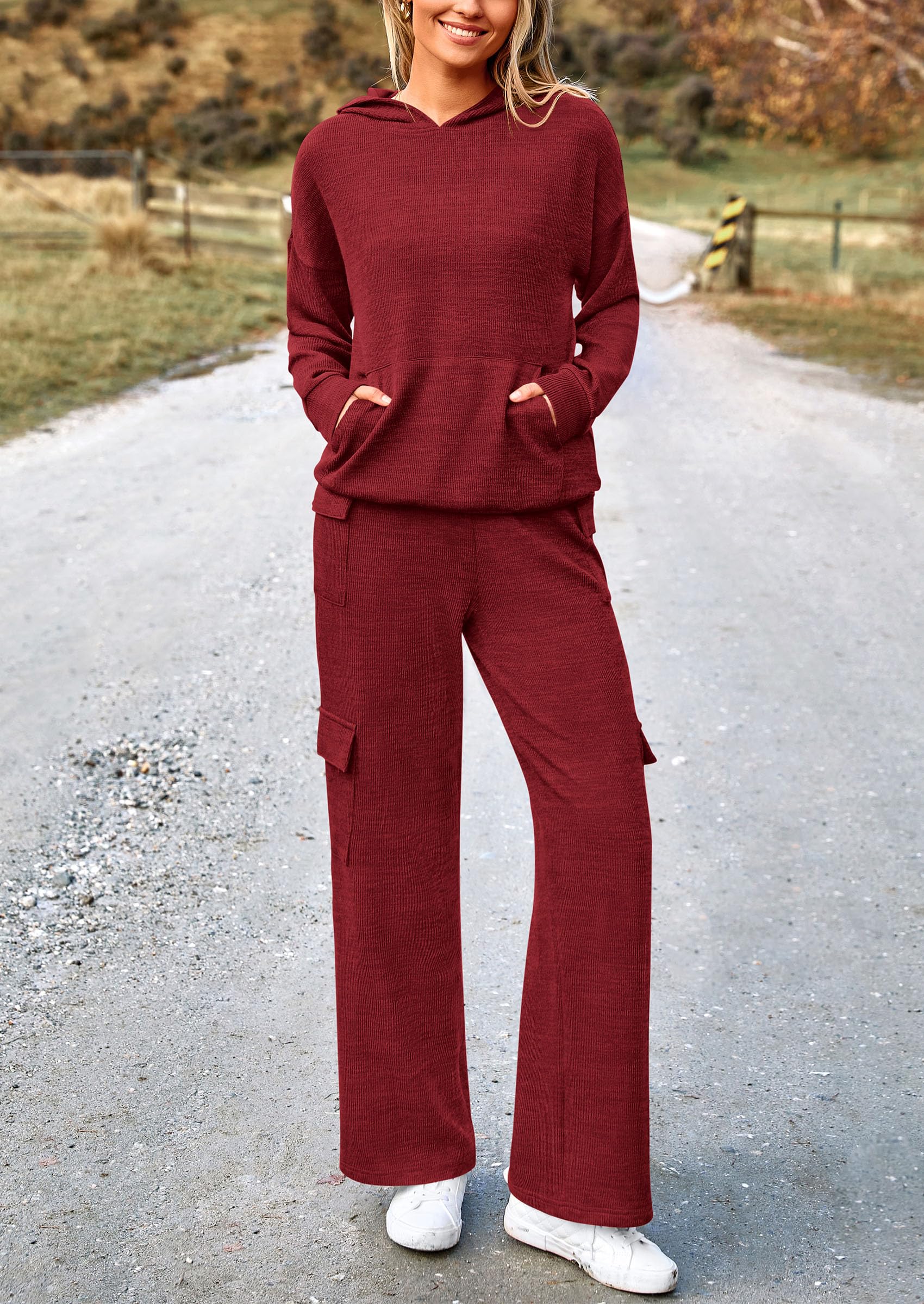Track Sweat Suits for Women 2 Piece Matching Athleisure Sets