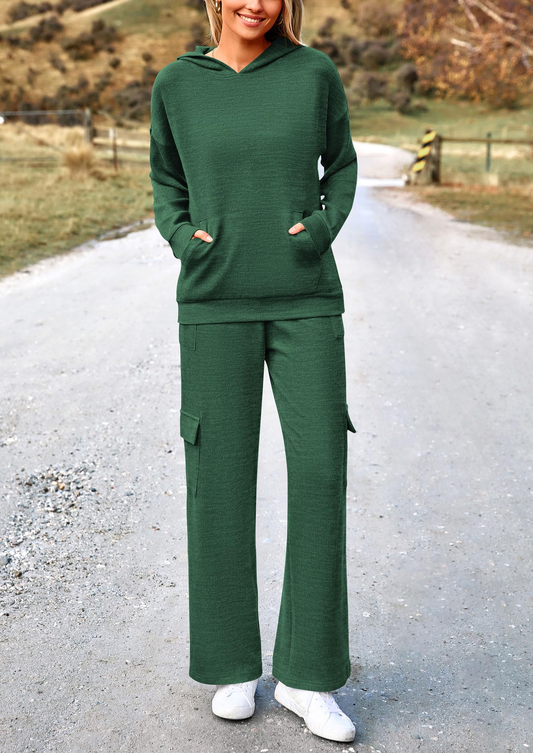 Track Sweat Suits for Women 2 Piece Matching Athleisure Sets