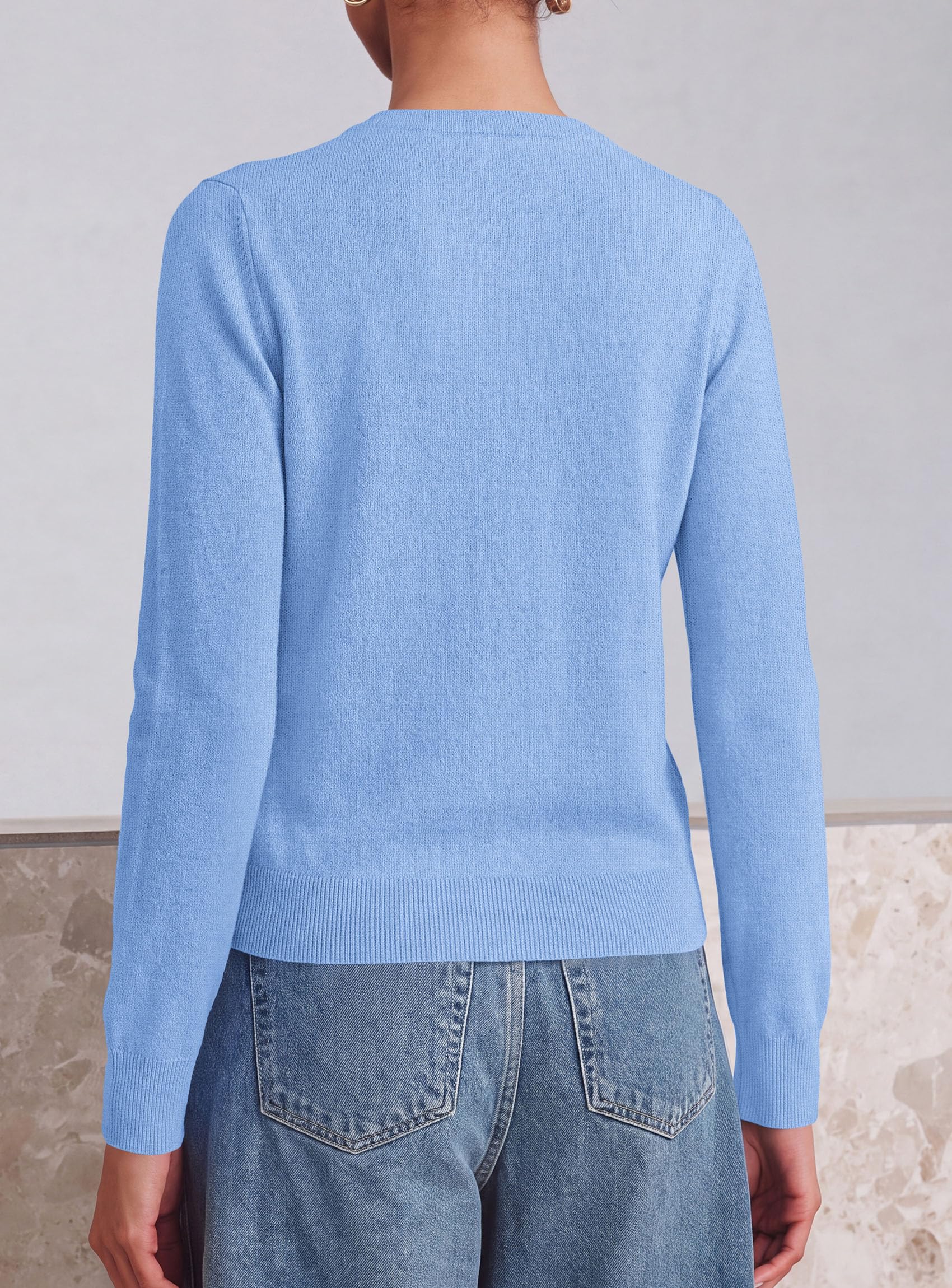 Lightweight Cardigans for Women Knit Button Up Fall Sweaters