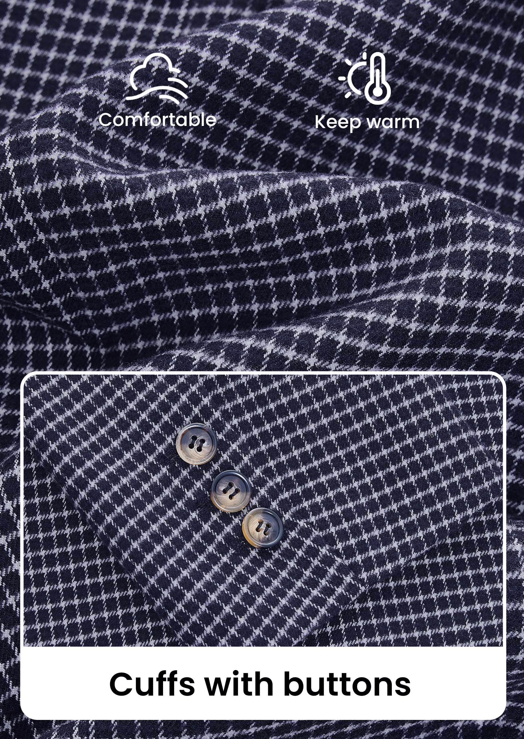 Fall Plaid Blazers for Women Business Casual Navy Blue S