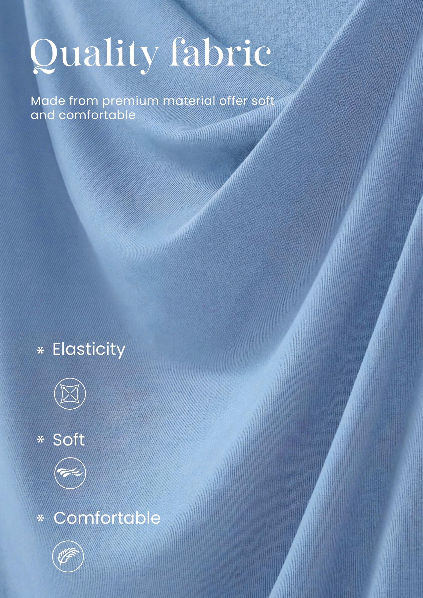 Women Long Sleeve Shirts Asymmetrical Y2K Fall Tops Light Blue