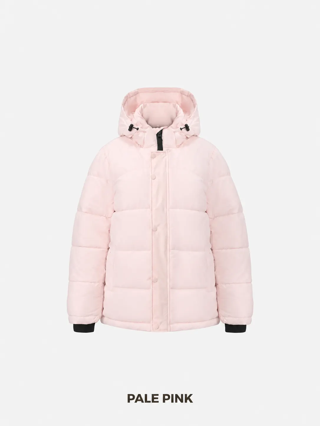Detachable Hooded Regular Length Puffer Jacket