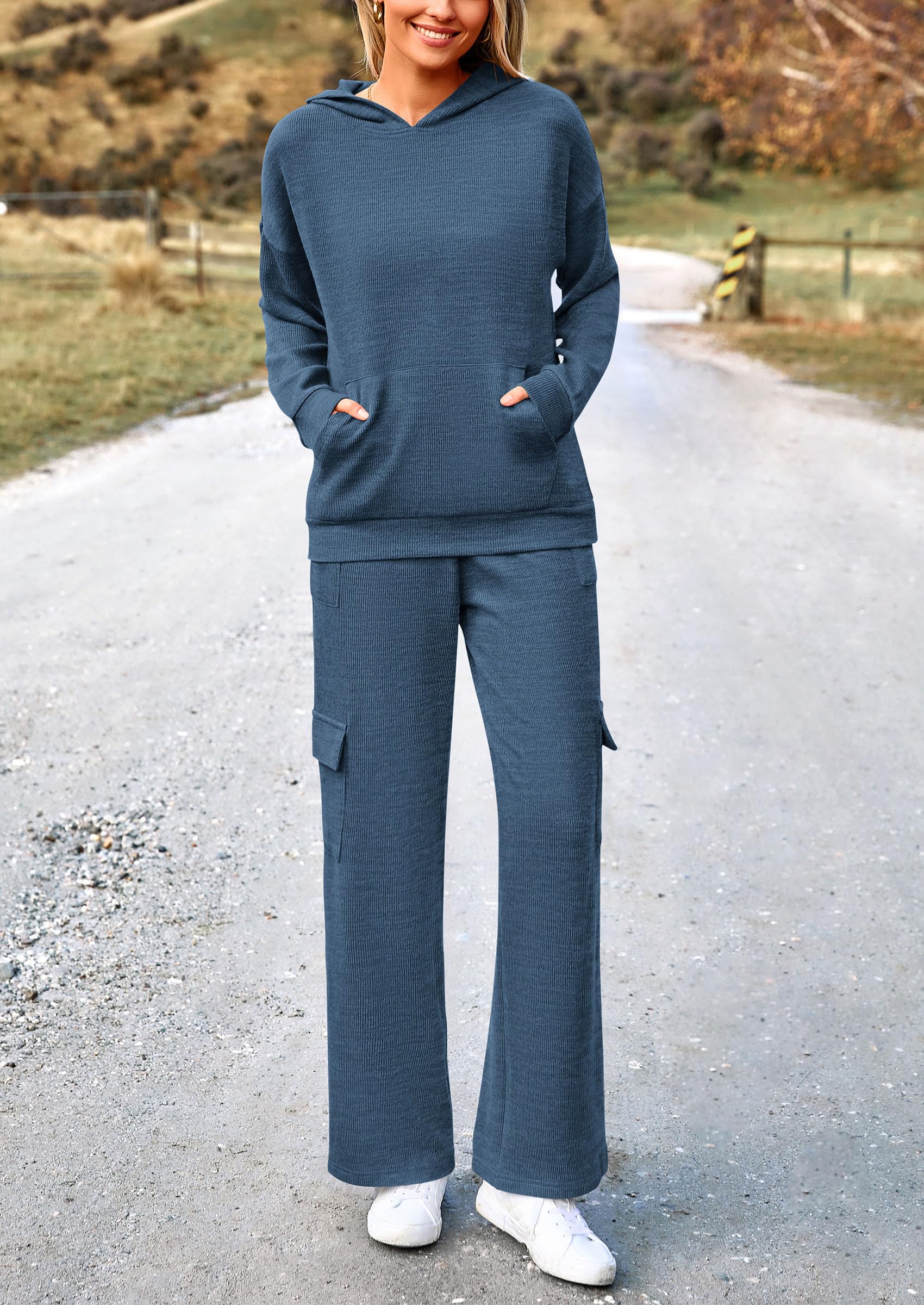 Track Sweat Suits for Women 2 Piece Matching Athleisure Sets