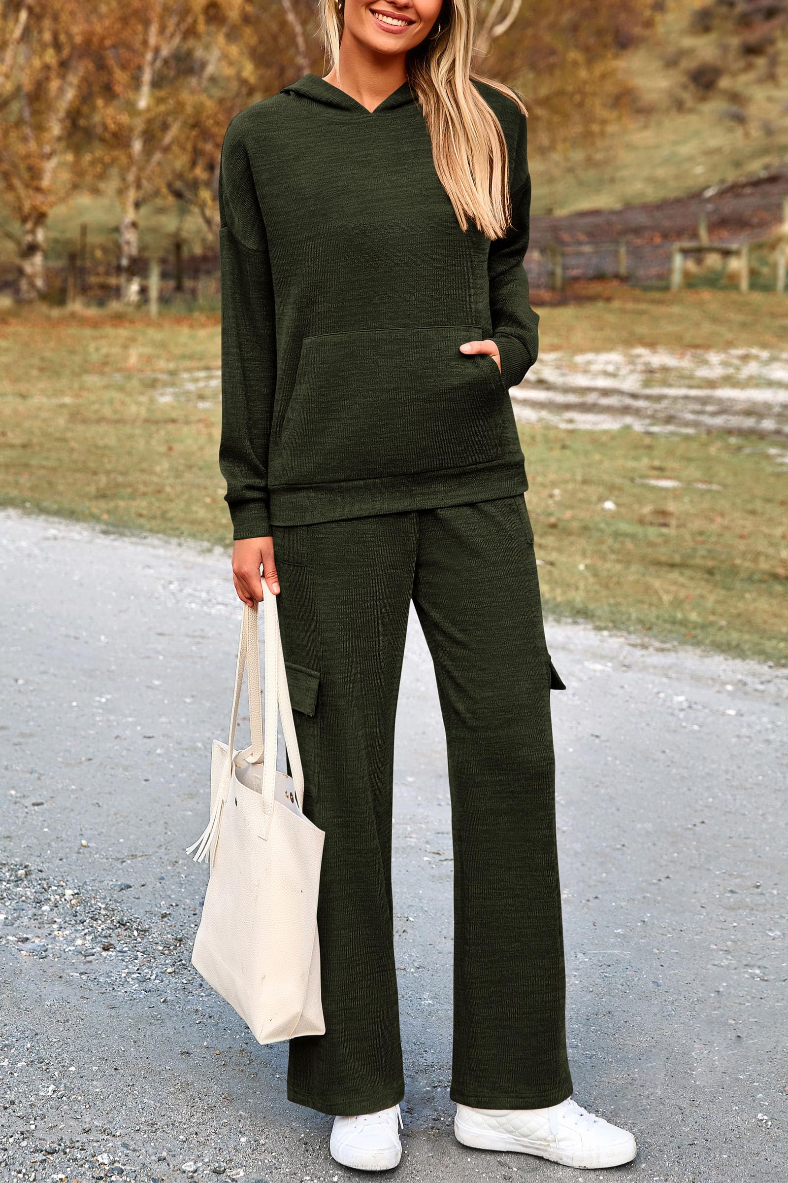 Track Sweat Suits for Women 2 Piece Matching Athleisure Sets