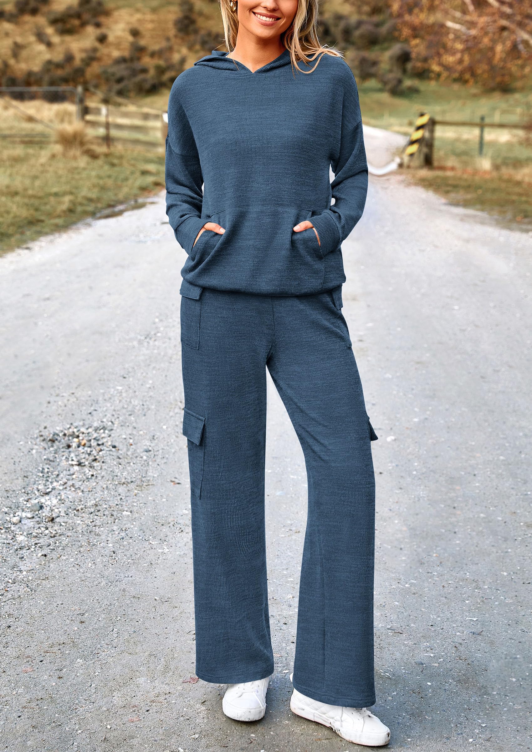Track Sweat Suits for Women 2 Piece Matching Athleisure Sets