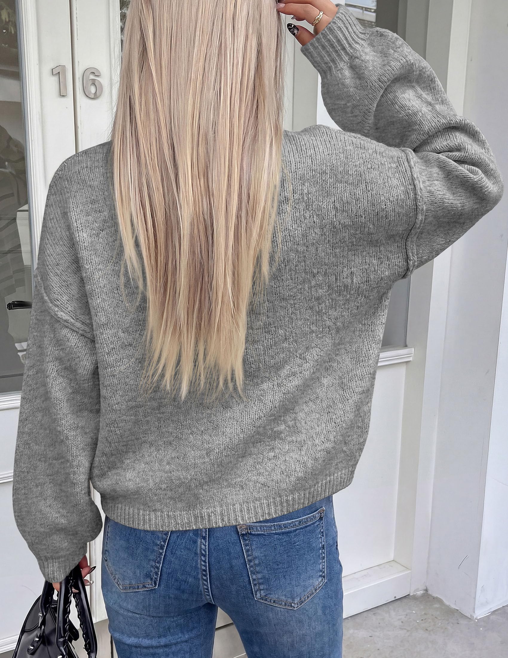 Women's Oversized Cardigan Sweaters Chunky Knit Fall Outfits