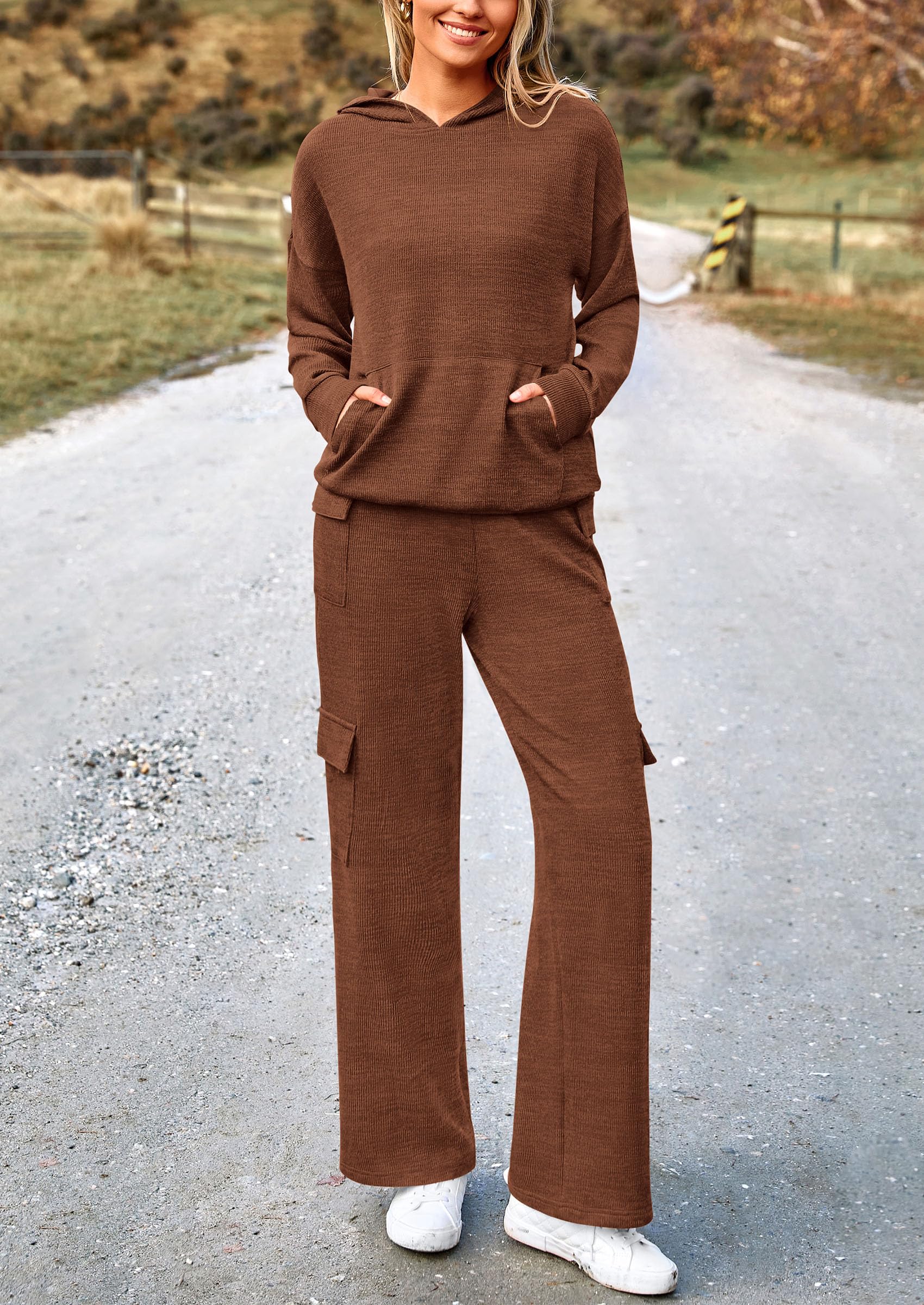 Track Sweat Suits for Women 2 Piece Matching Athleisure Sets