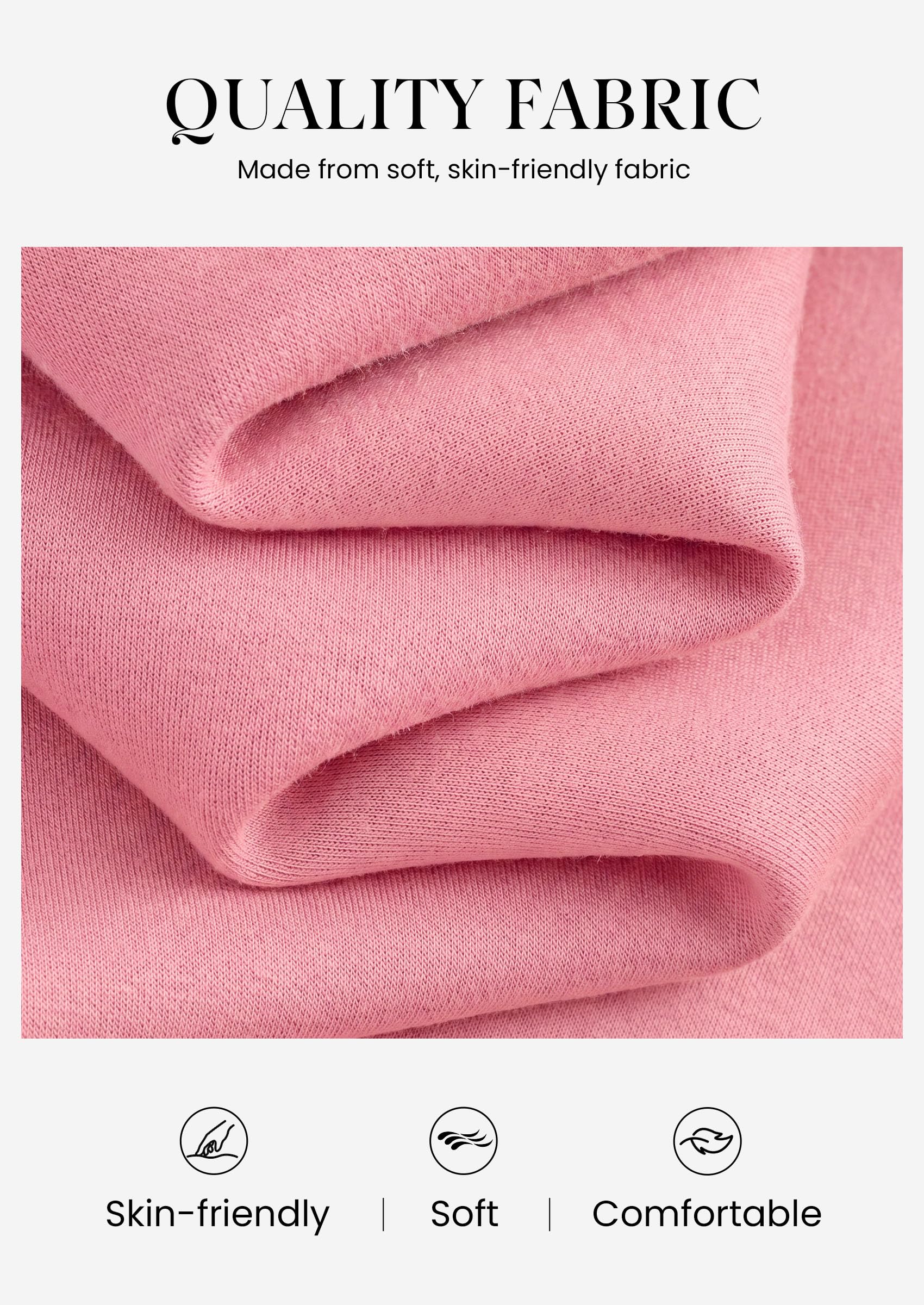 Women's 2 Piece Sweat Set Casual Fall Outfits,Pink,XXL