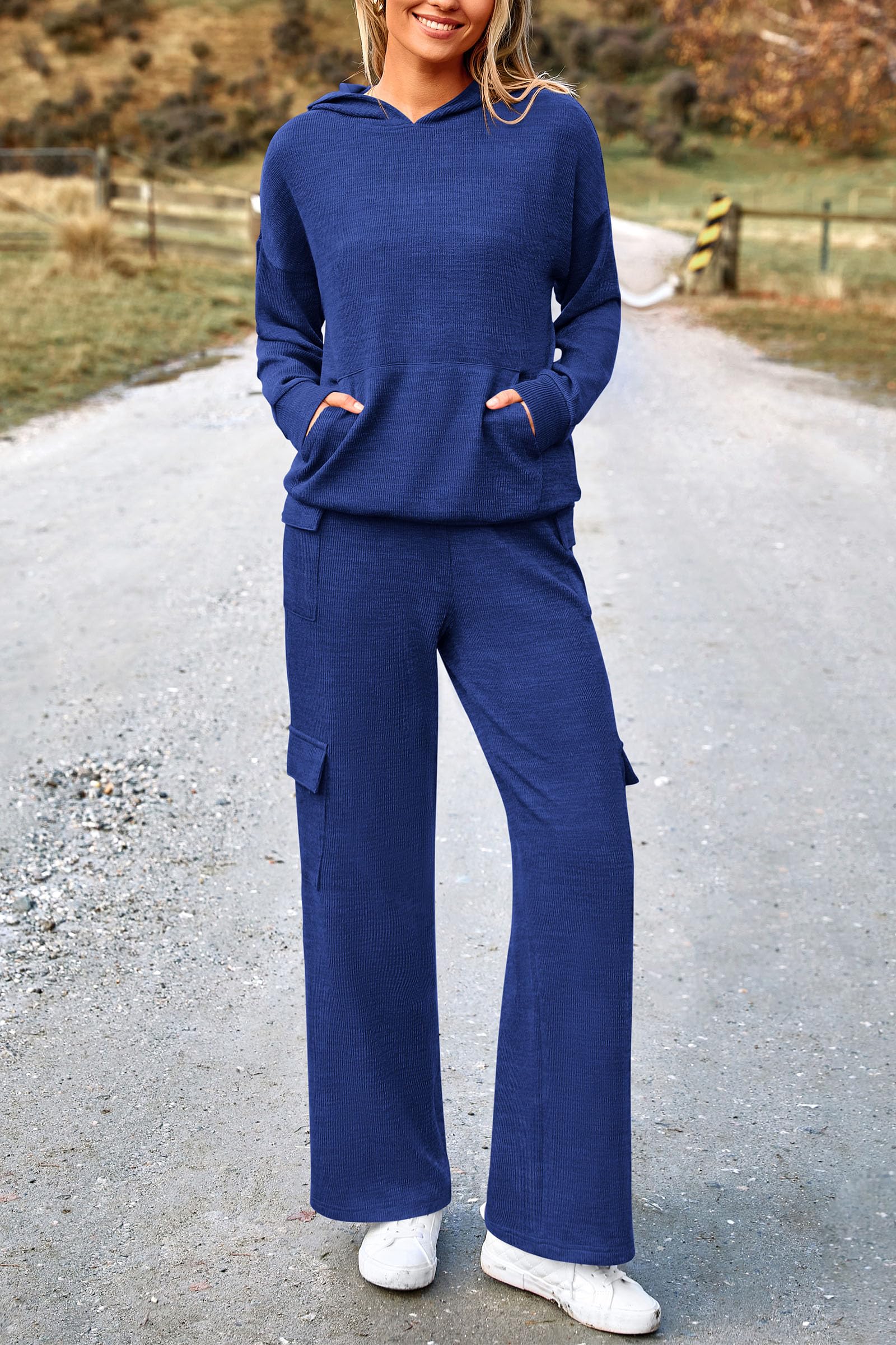 Track Sweat Suits for Women 2 Piece Matching Athleisure Sets