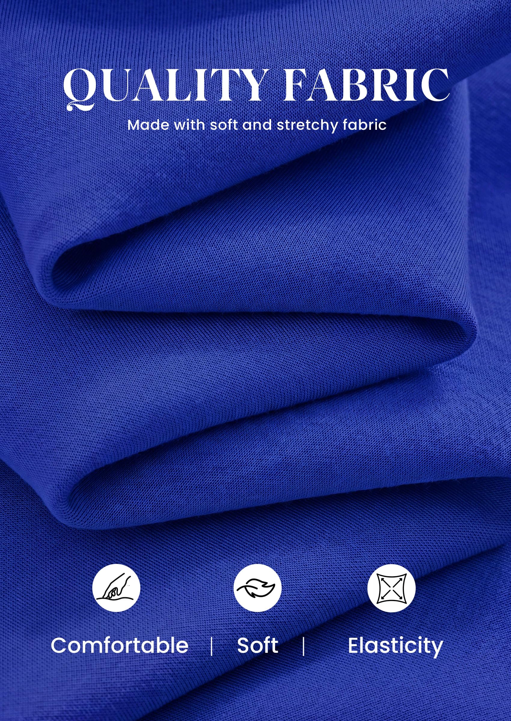 Women's 2 Piece Skirt Sets Matching Clothing (Royal Blue,S)