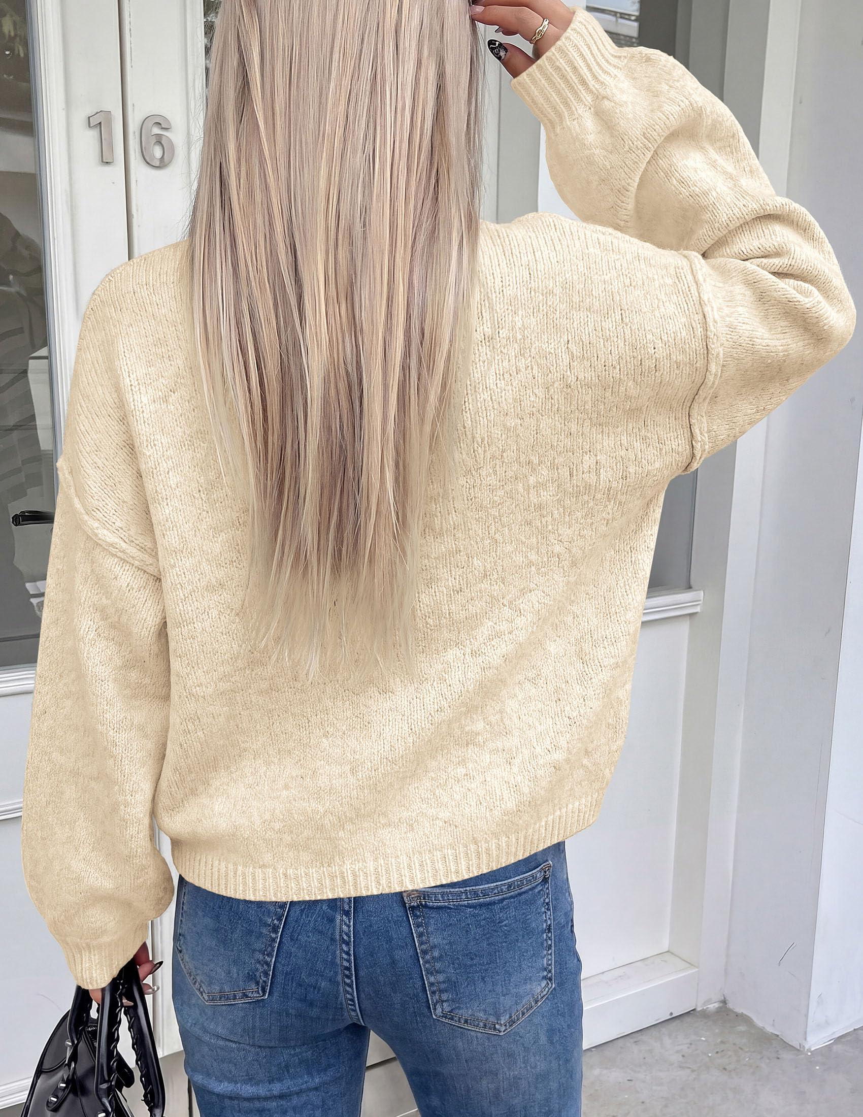Women's Oversized Cardigan Sweaters Chunky Knit Fall Outfits