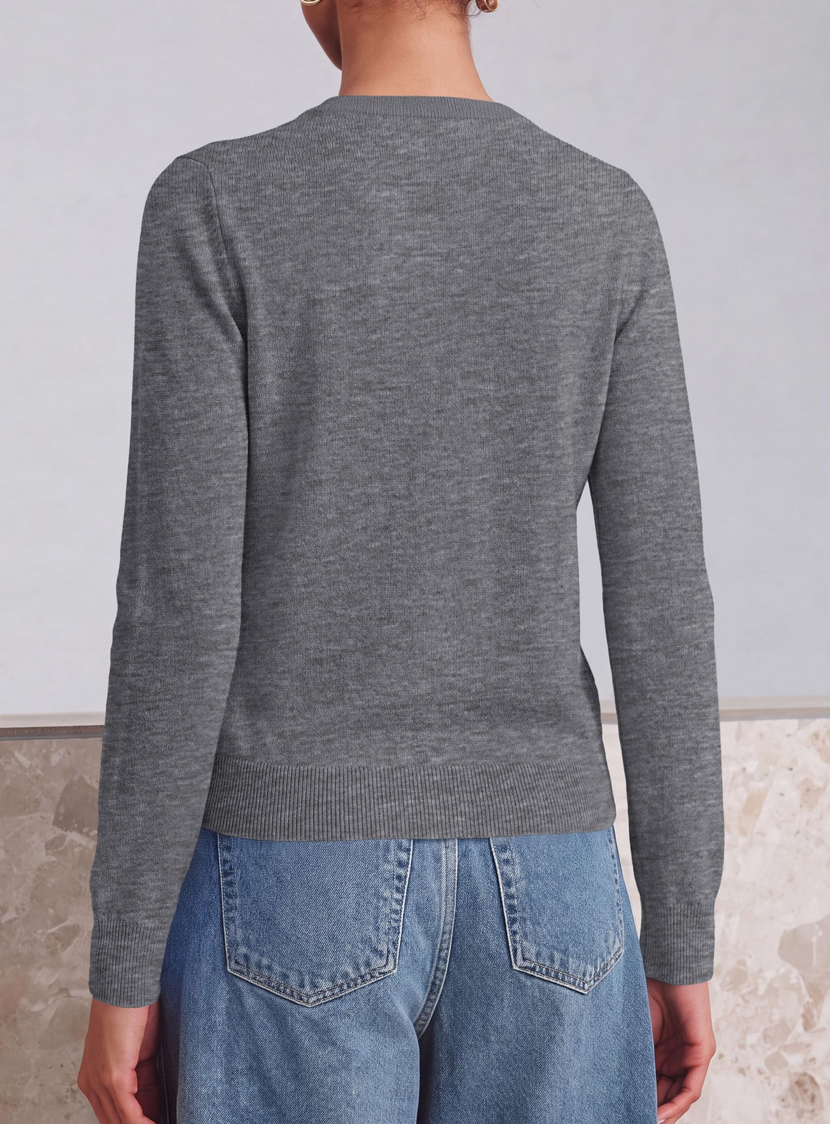 Lightweight Cardigans for Women Knit Button Up Fall Sweaters