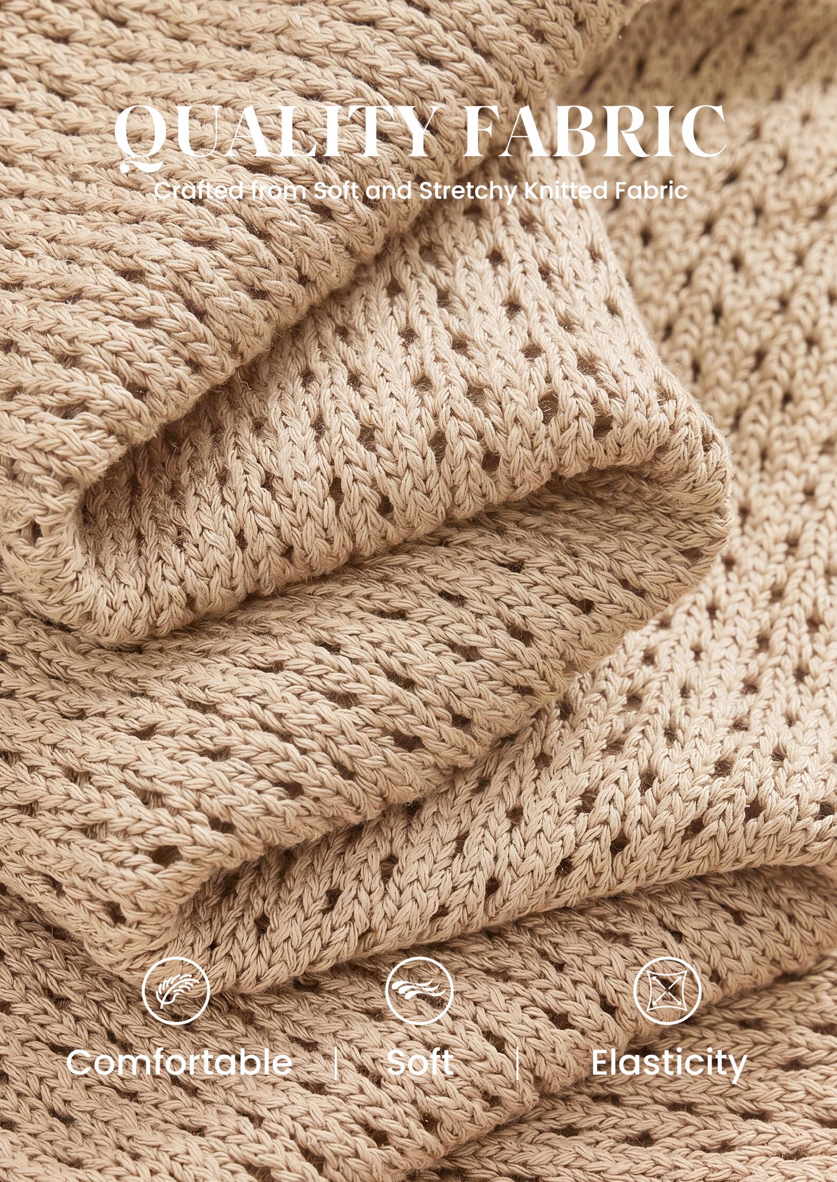 Women's Summer Sweater Vest Crochet Tops (Apricot,S)