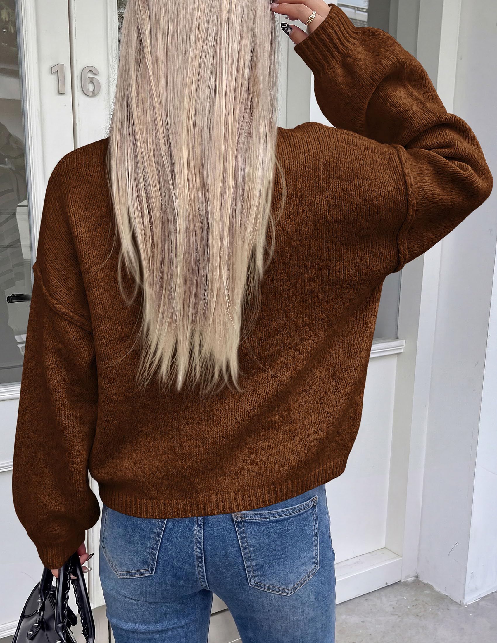 Women's Oversized Cardigan Sweaters Chunky Knit Fall Outfits