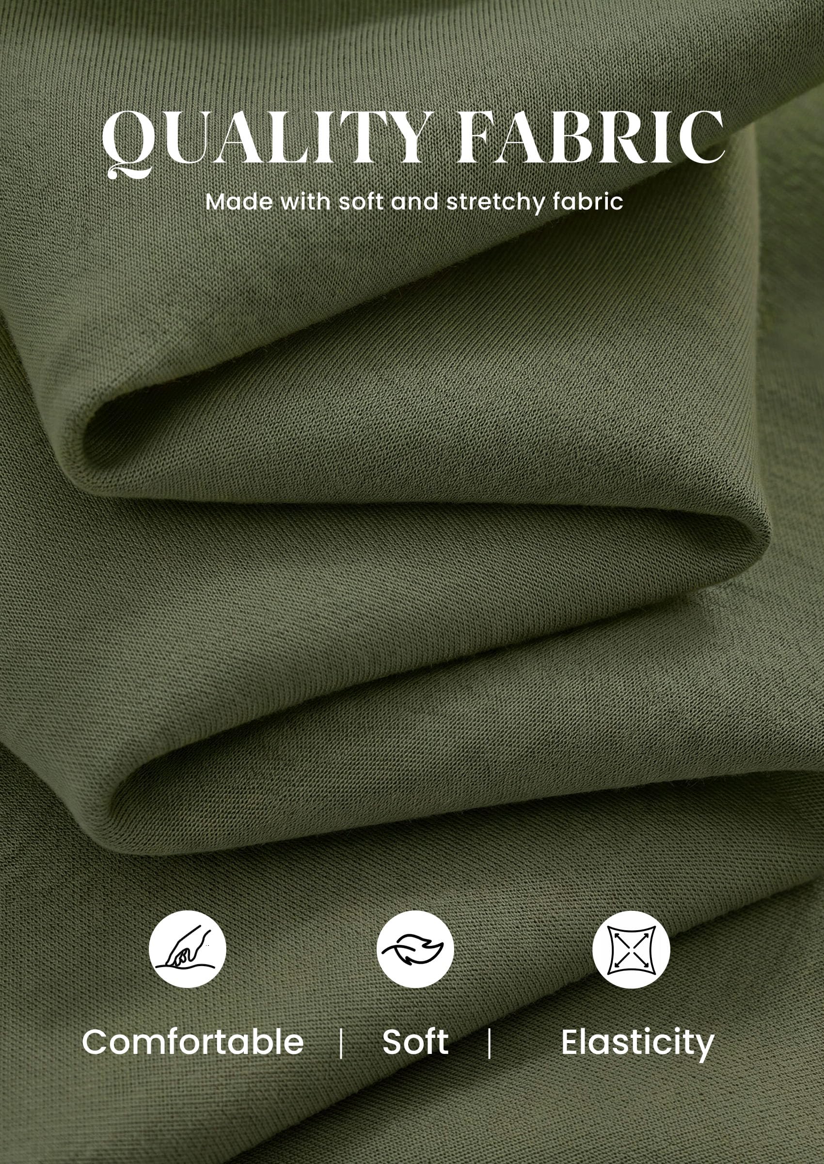Women's 2 Piece Skirt Sets Matching Clothing (Army Green,M)