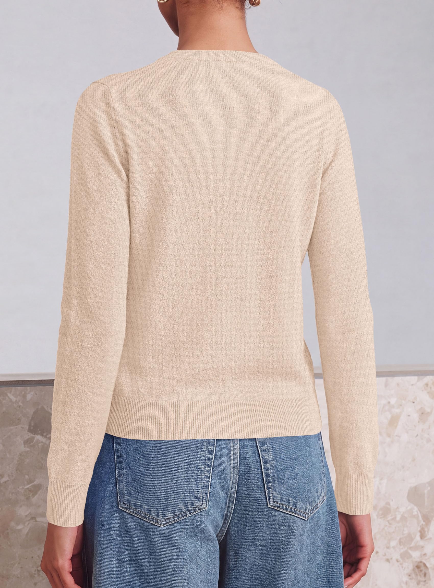 Lightweight Cardigans for Women Knit Button Up Fall Sweaters