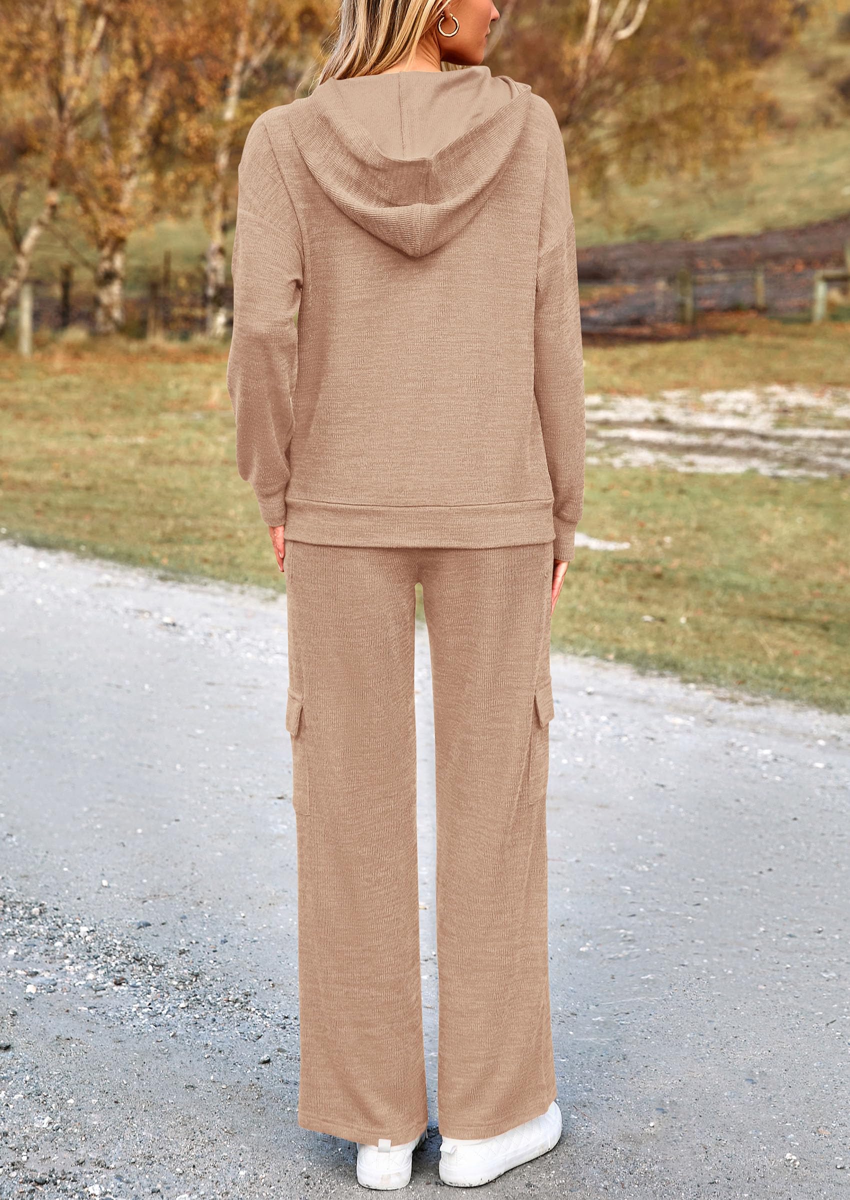 Track Sweat Suits for Women 2 Piece Matching Athleisure Sets