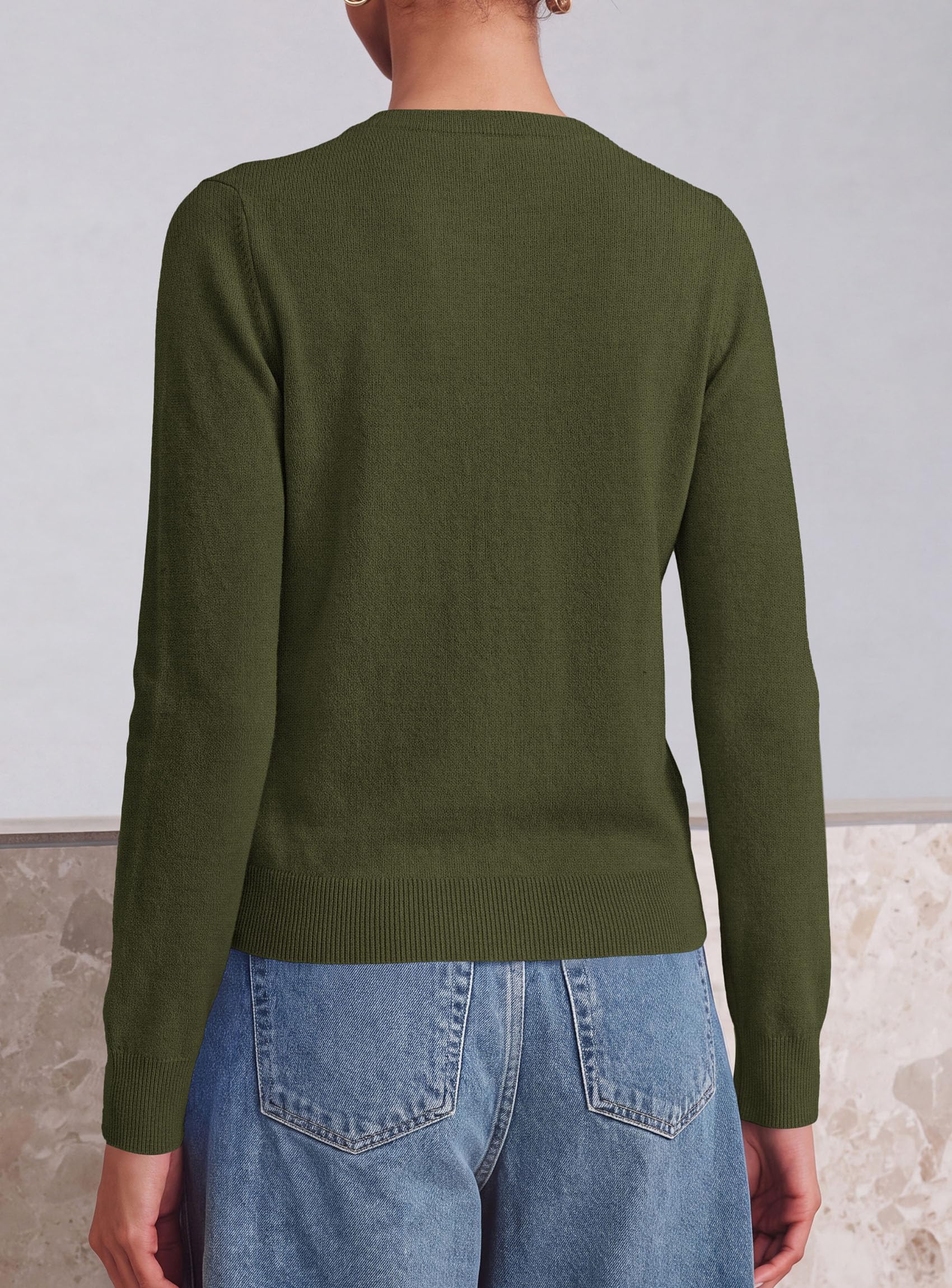 Lightweight Cardigans for Women Knit Button Up Fall Sweaters