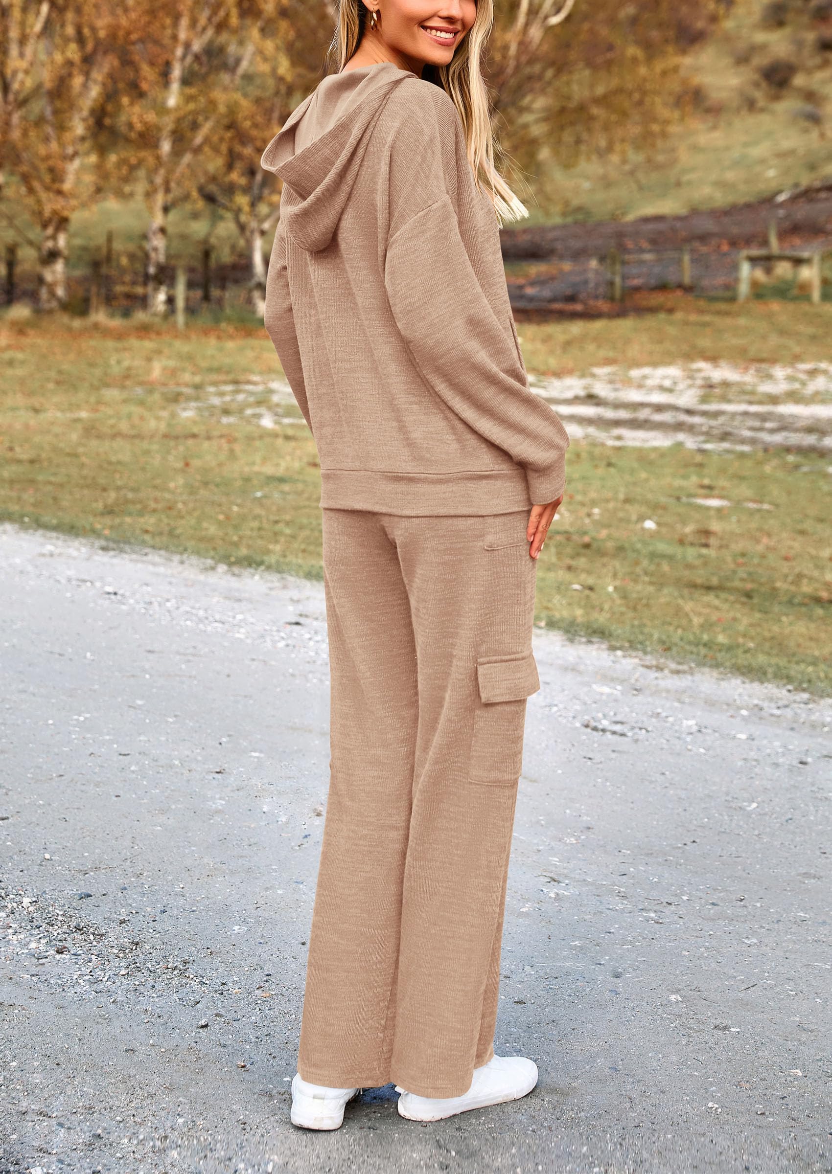 Track Sweat Suits for Women 2 Piece Matching Athleisure Sets
