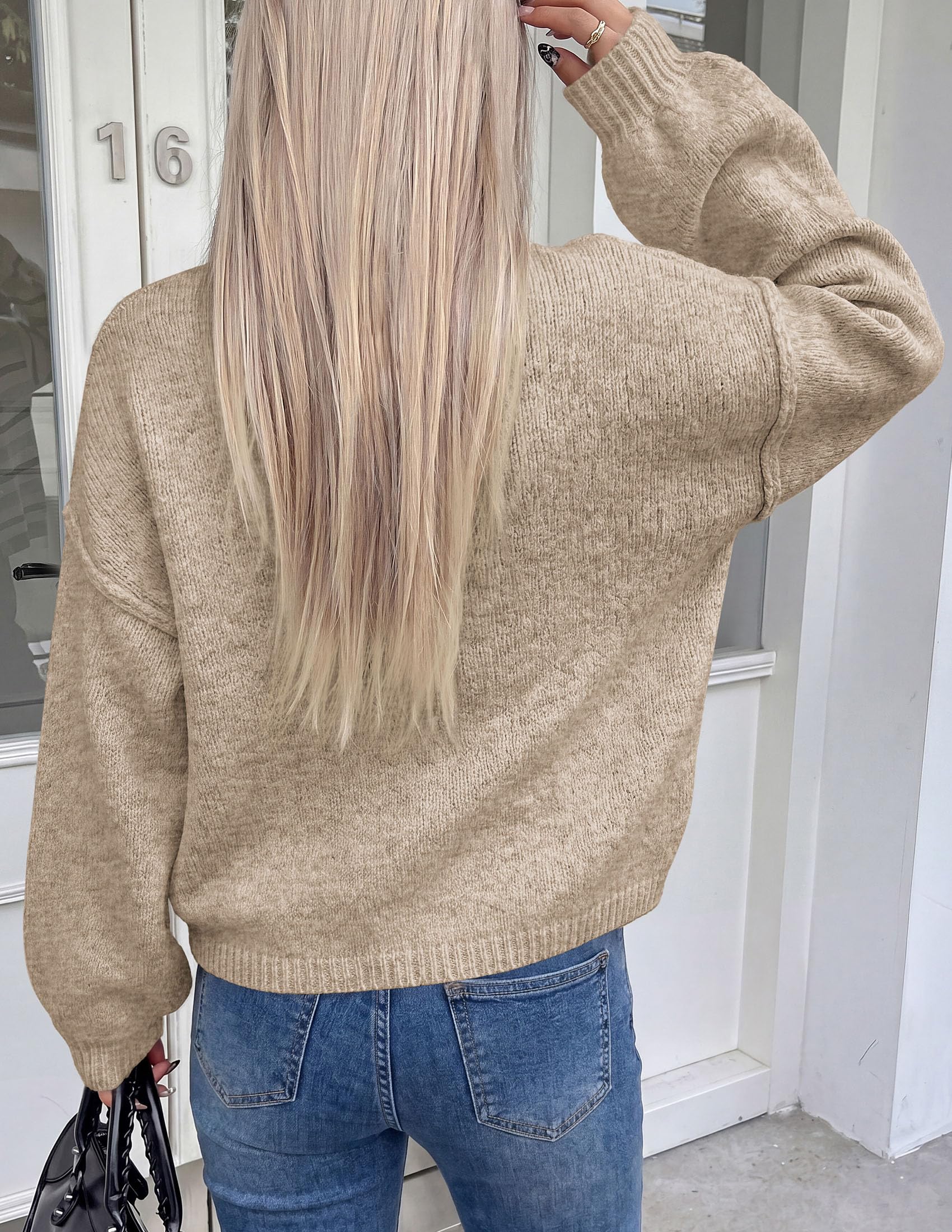 Women's Oversized Cardigan Sweaters Chunky Knit Fall Outfits