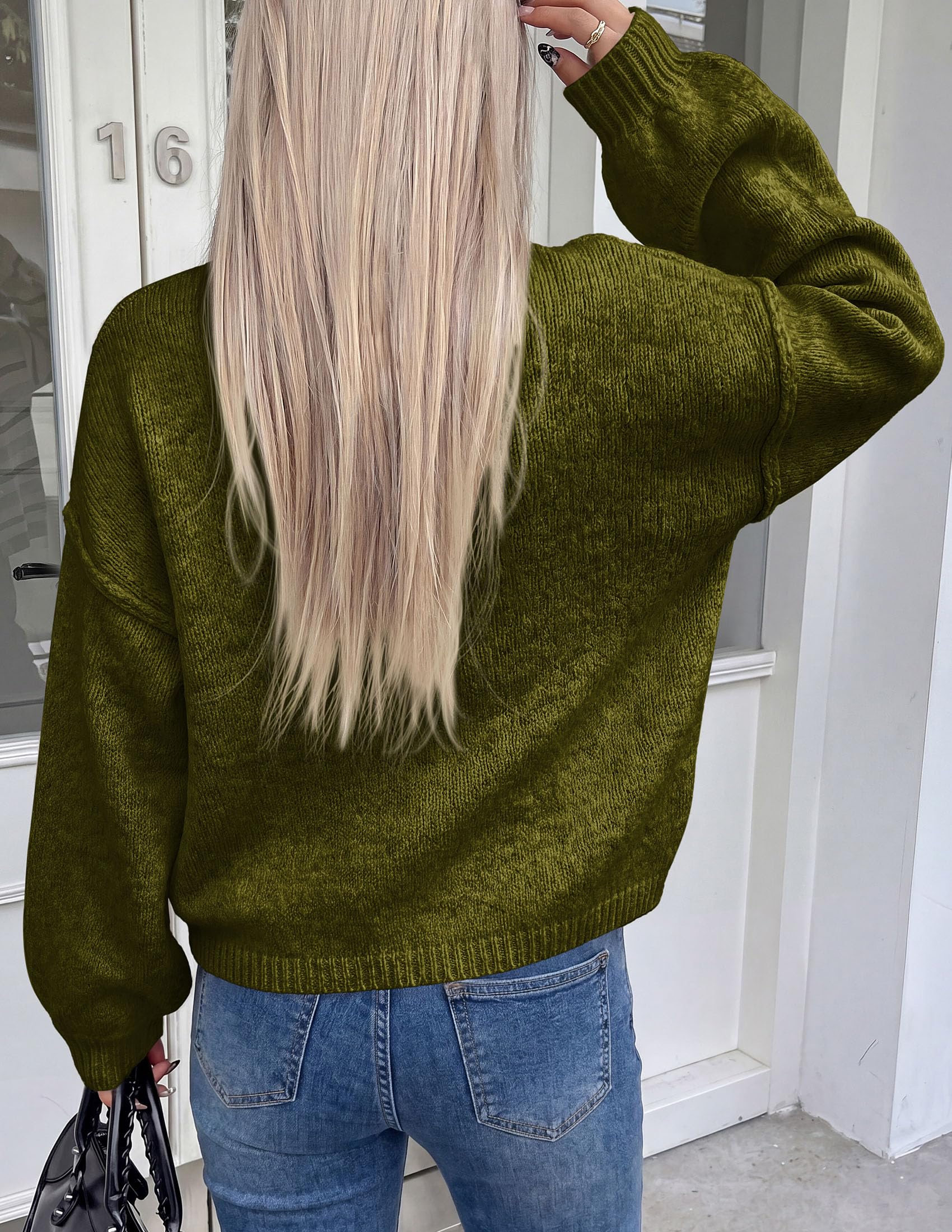 Women's Oversized Cardigan Sweaters Chunky Knit Fall Outfits