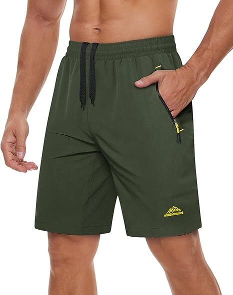 Men's workout running shorts(Pockets on both the front and back)