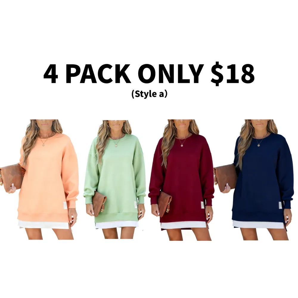 Women's long-sleeved pullover