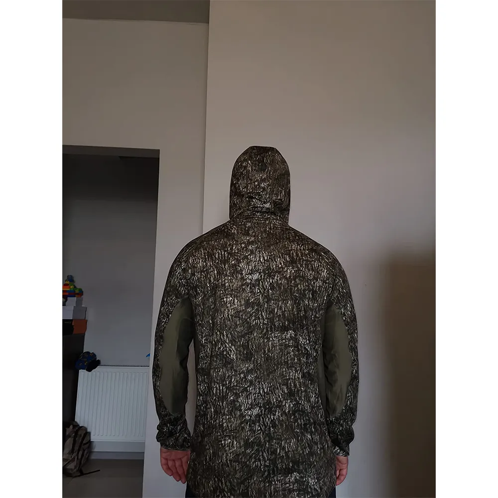 Men's UPF 50+ Camo Hoodie Shirt