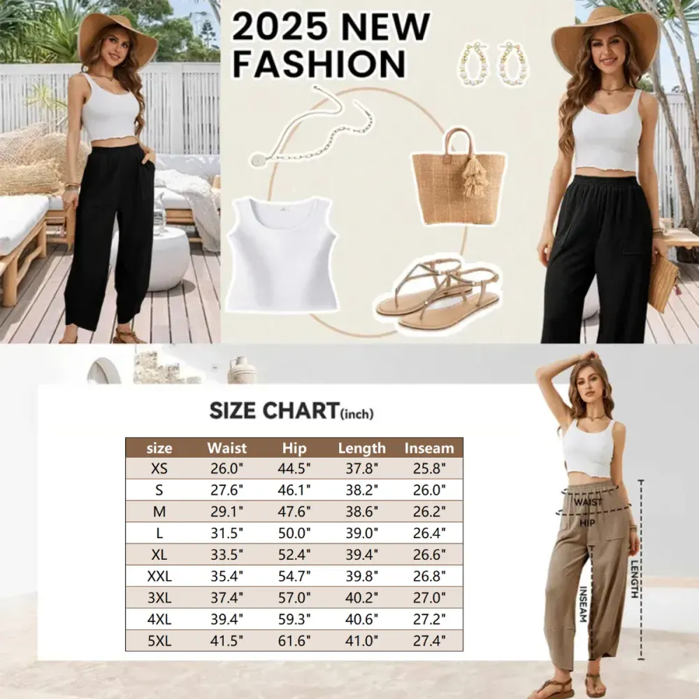 Women's Baggy Wide Leg Pants