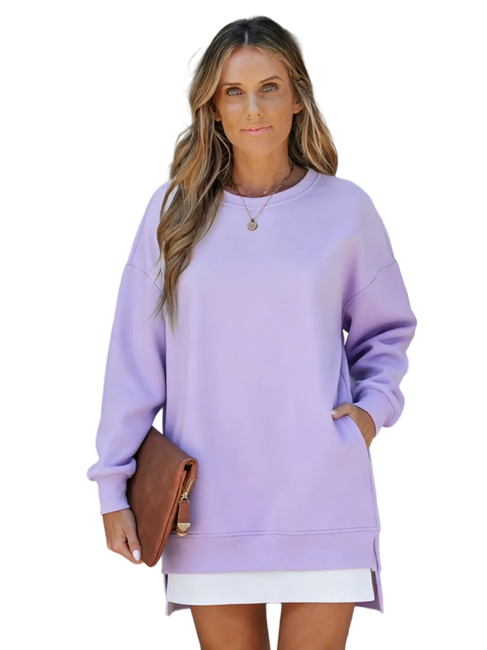 Women's long-sleeved pullover